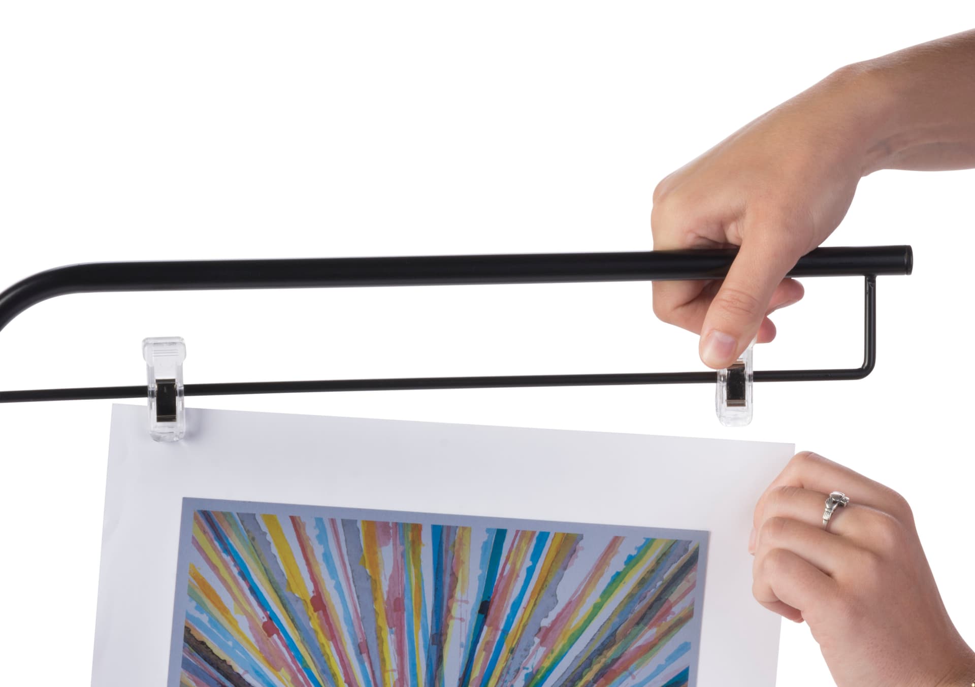 2 Sign Clip Floorstand for Retail 