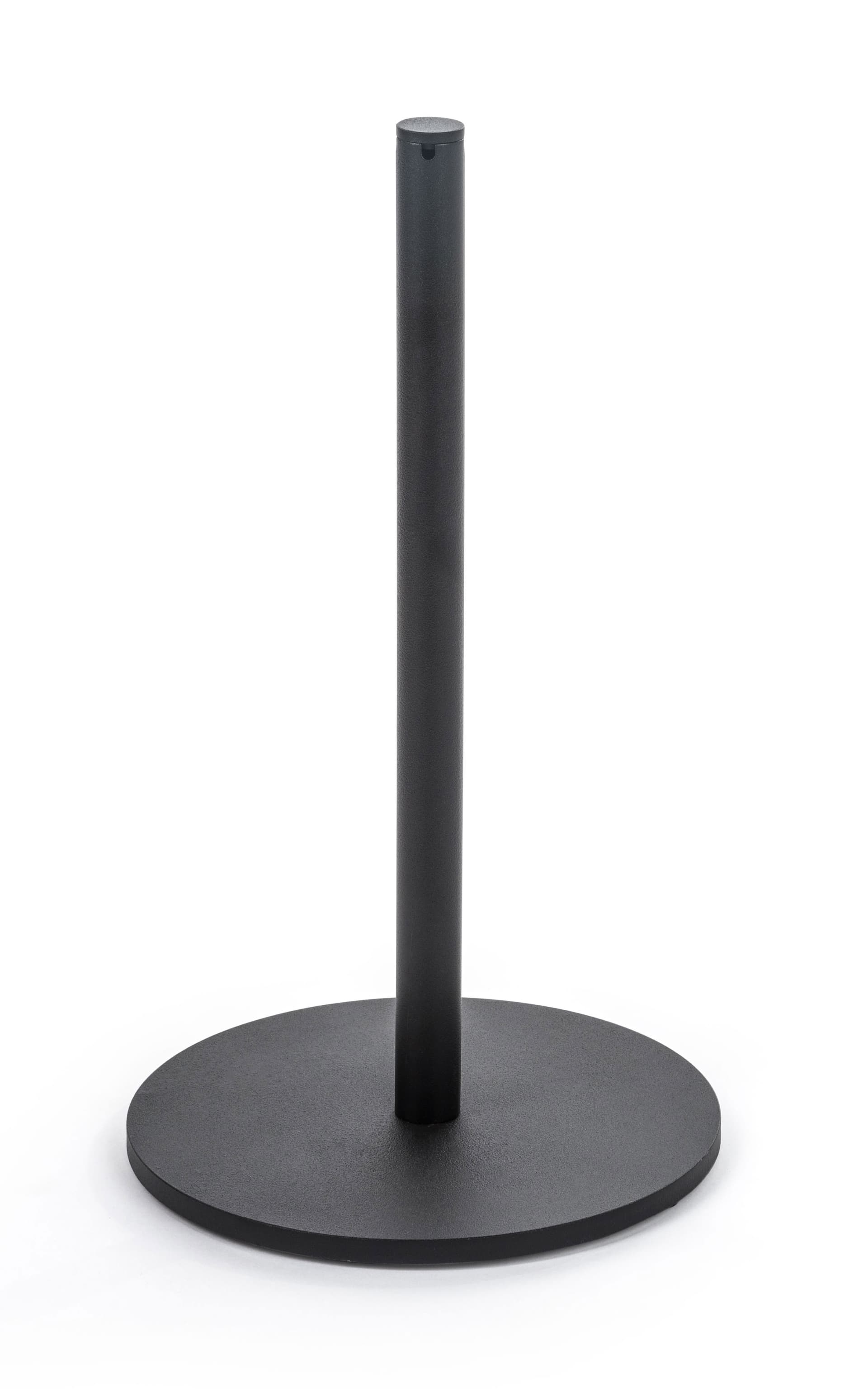 1 of 6-Stanchion Black Low Profile Barrier System