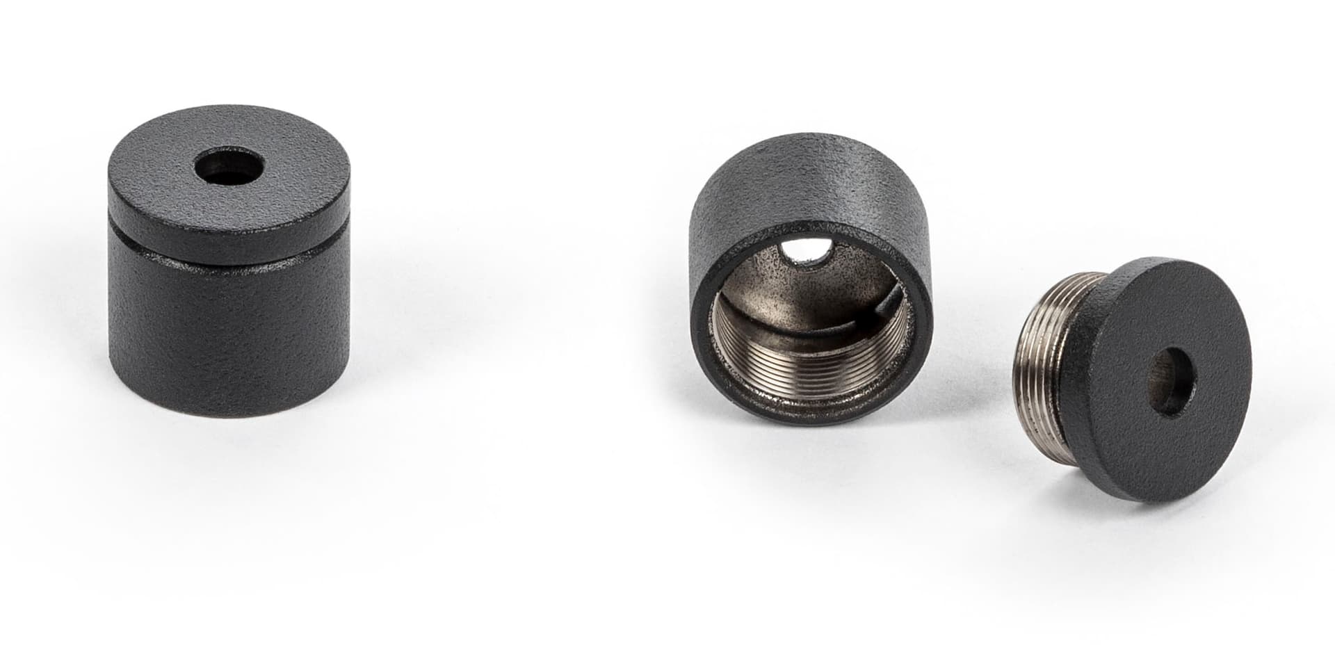 2 Wall Mounts from the 4-Post Low Profile Stanchion Barrier System