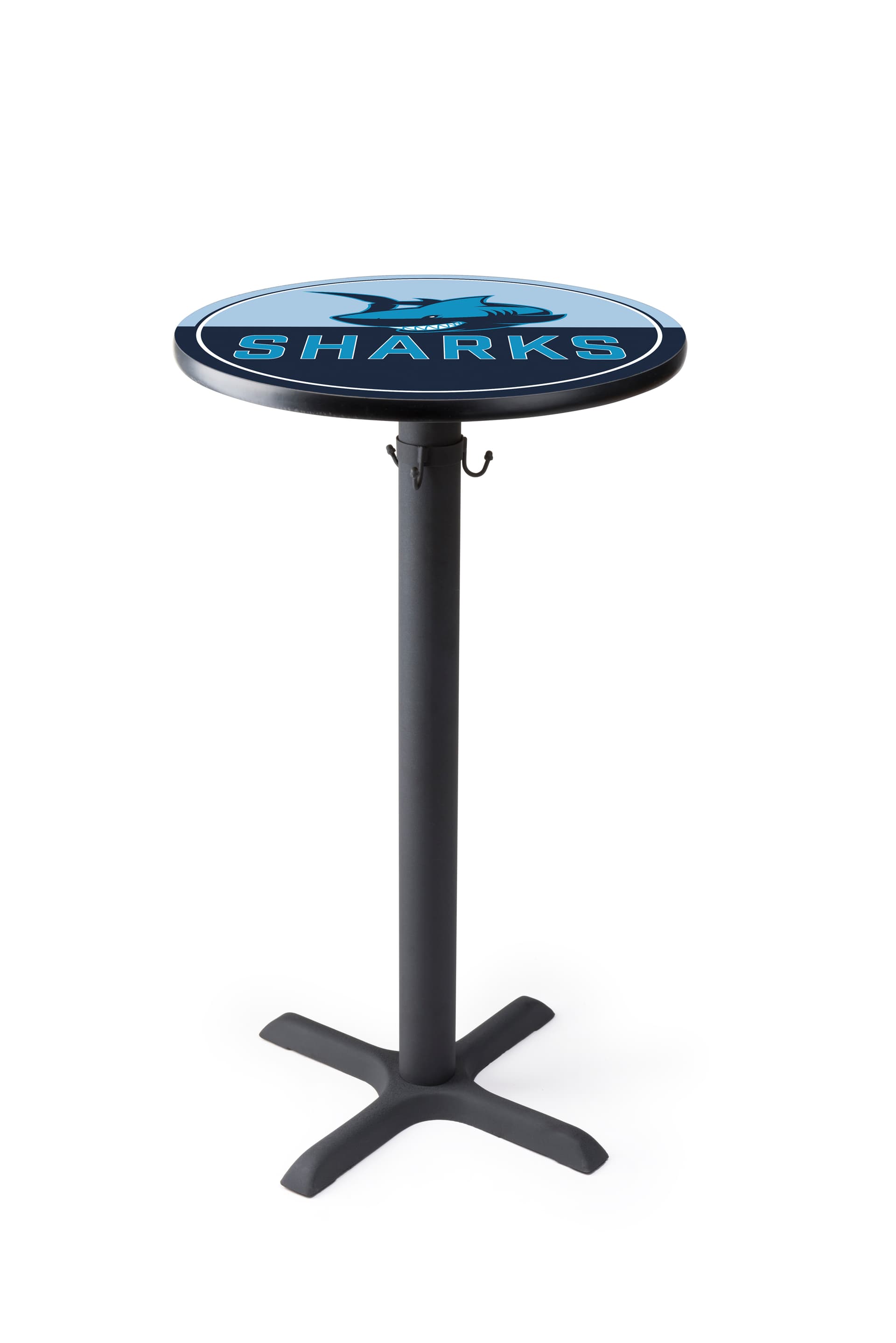 Round custom logo bar table with personalized top
