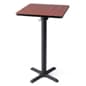 24”w x 42”h Square Cocktail Table - Mahogany