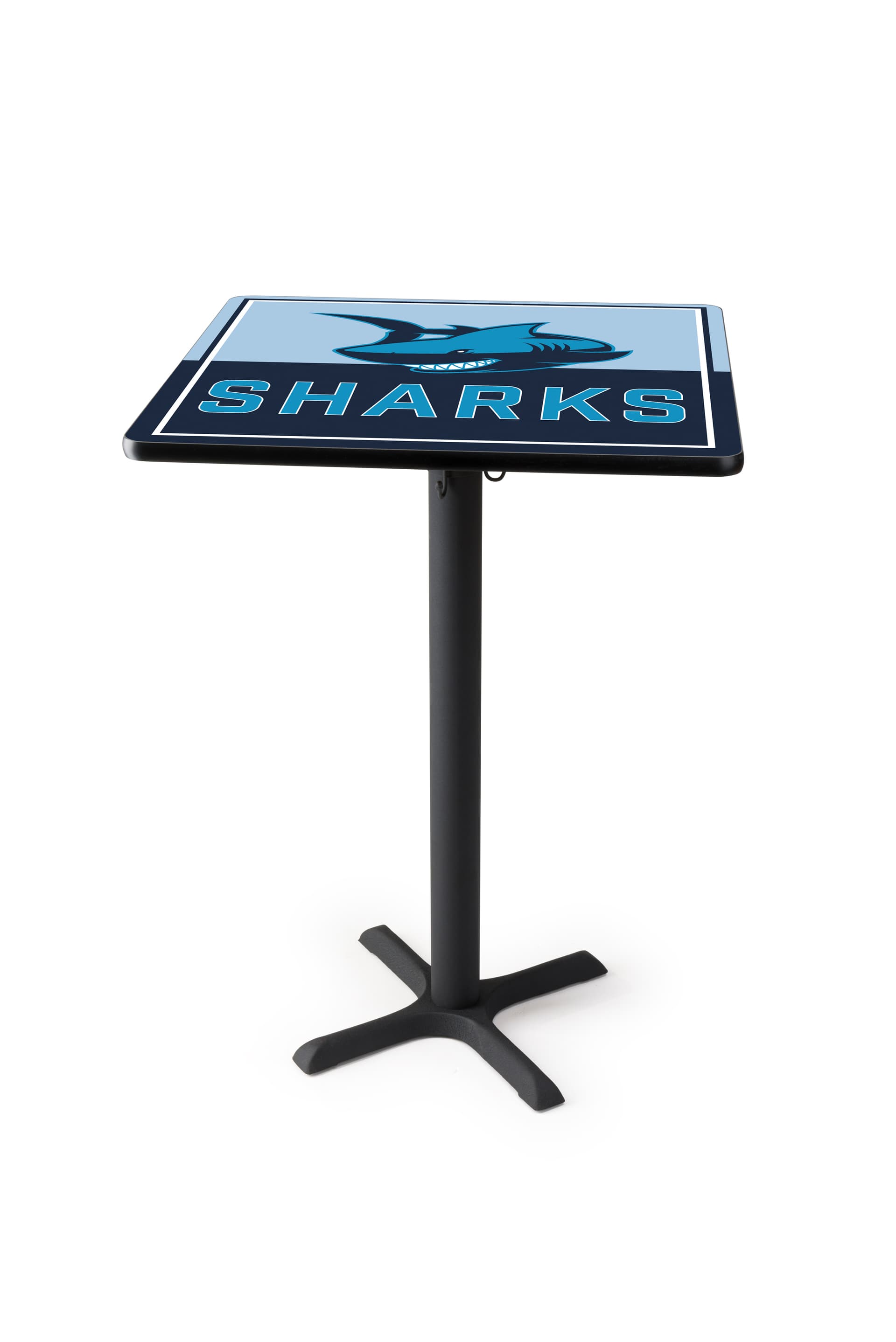 30" Printed custom high top tables with full color print