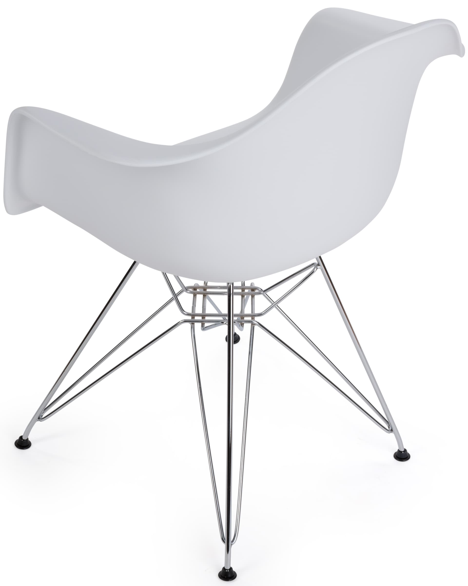 Contemporary Wire Base Eiffel Chair with Back Rest