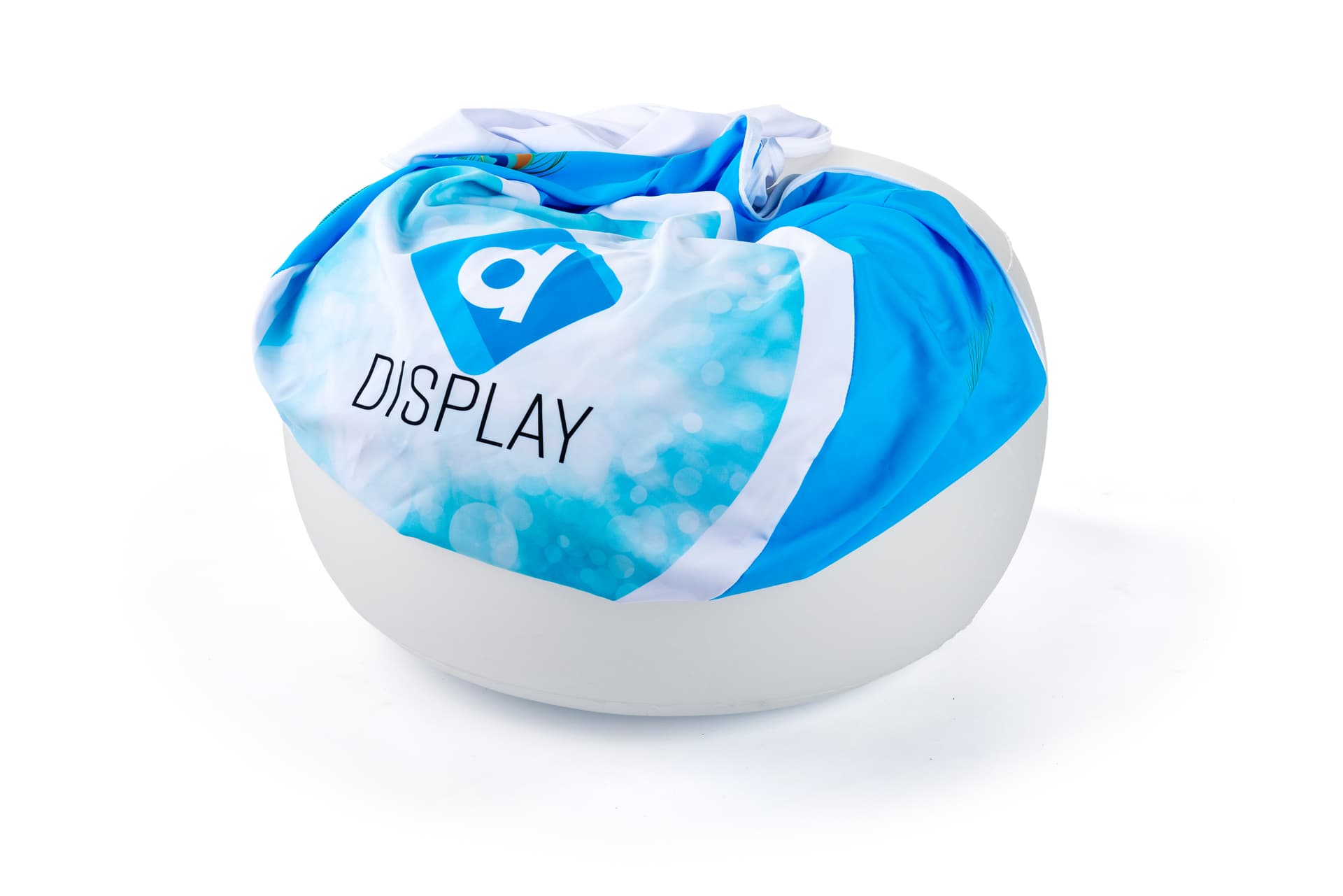 zippered custom inflatable ottoman branded cover for FDIFOT04CP