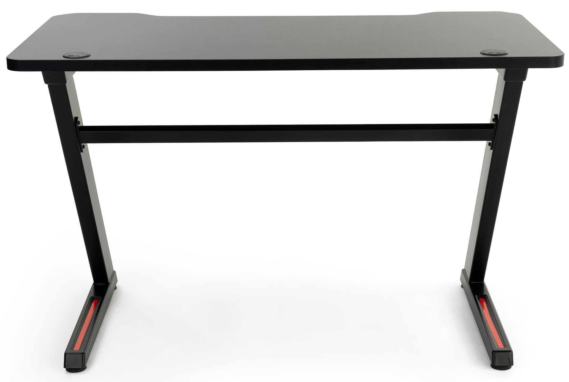 Gaming desk computer table with 40 inch wide reinforcement crossbar 