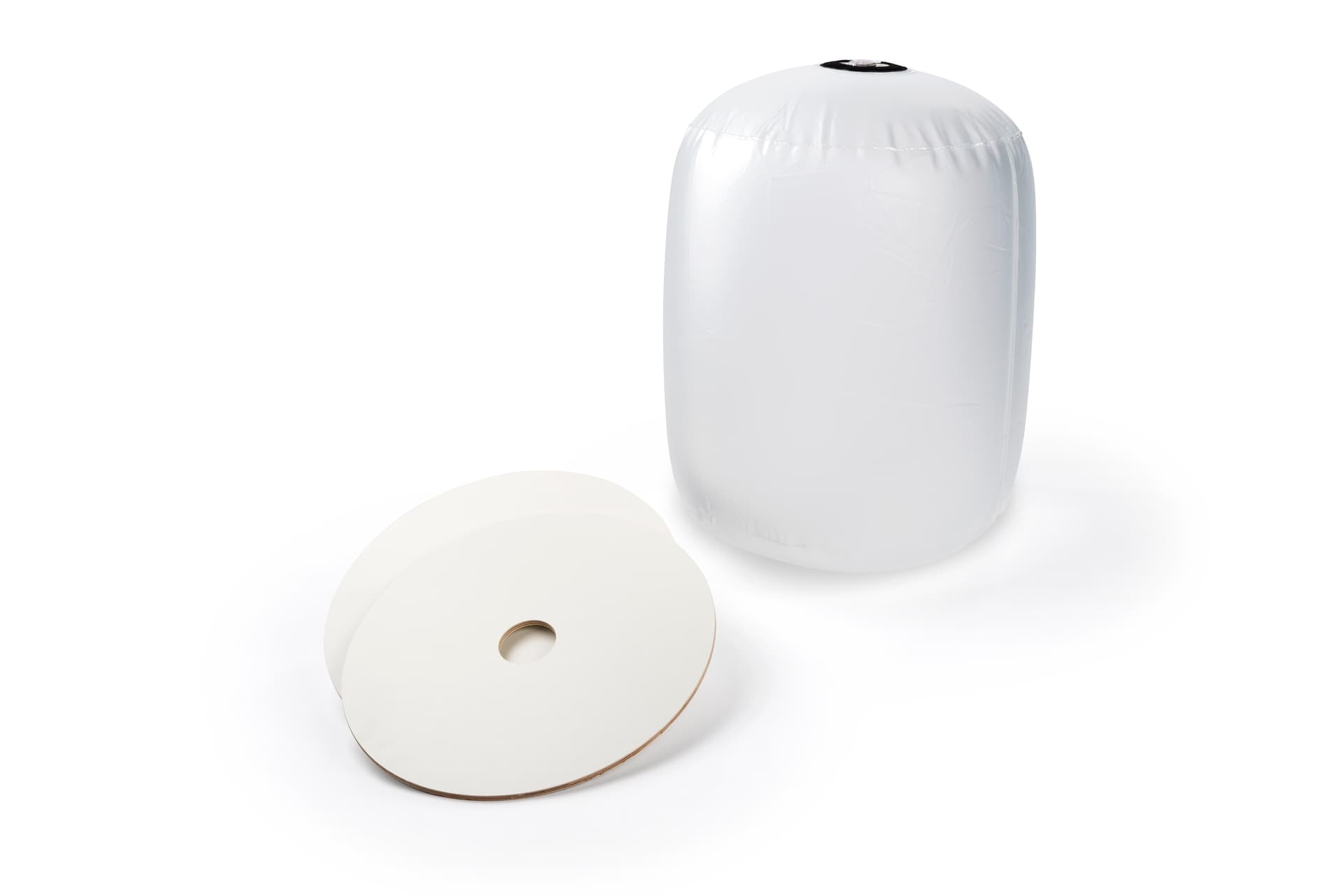 portable custom blow up stool with cover