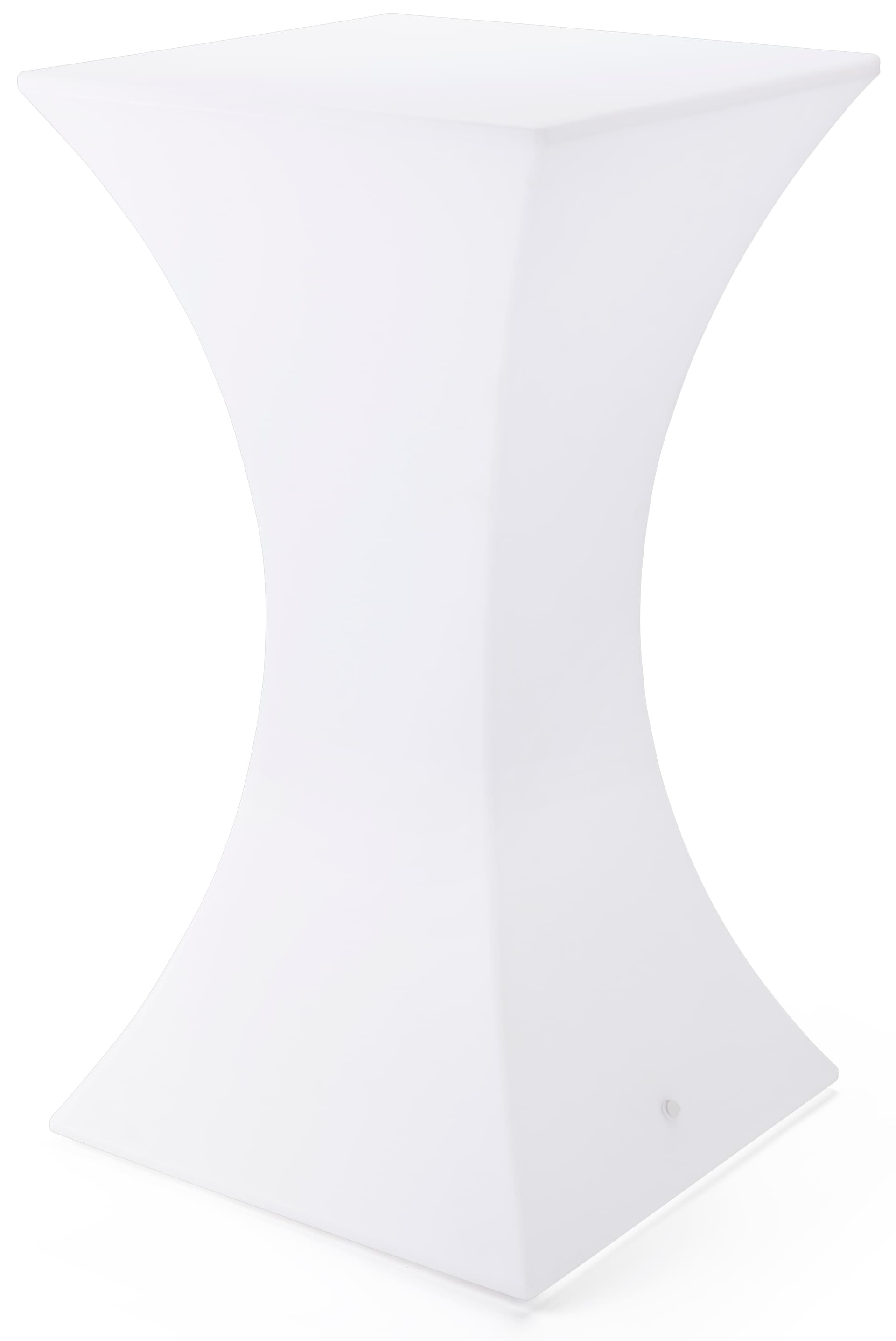 Plastic LED Hourglass Pub Table