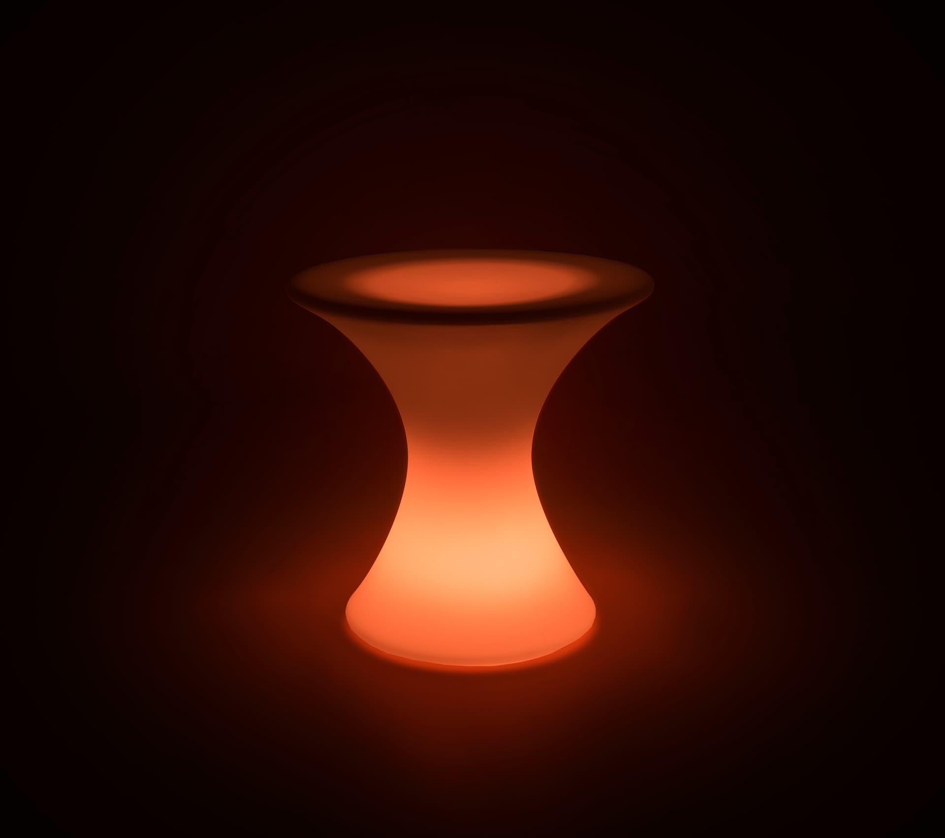 LED cocktail table with 16 color options