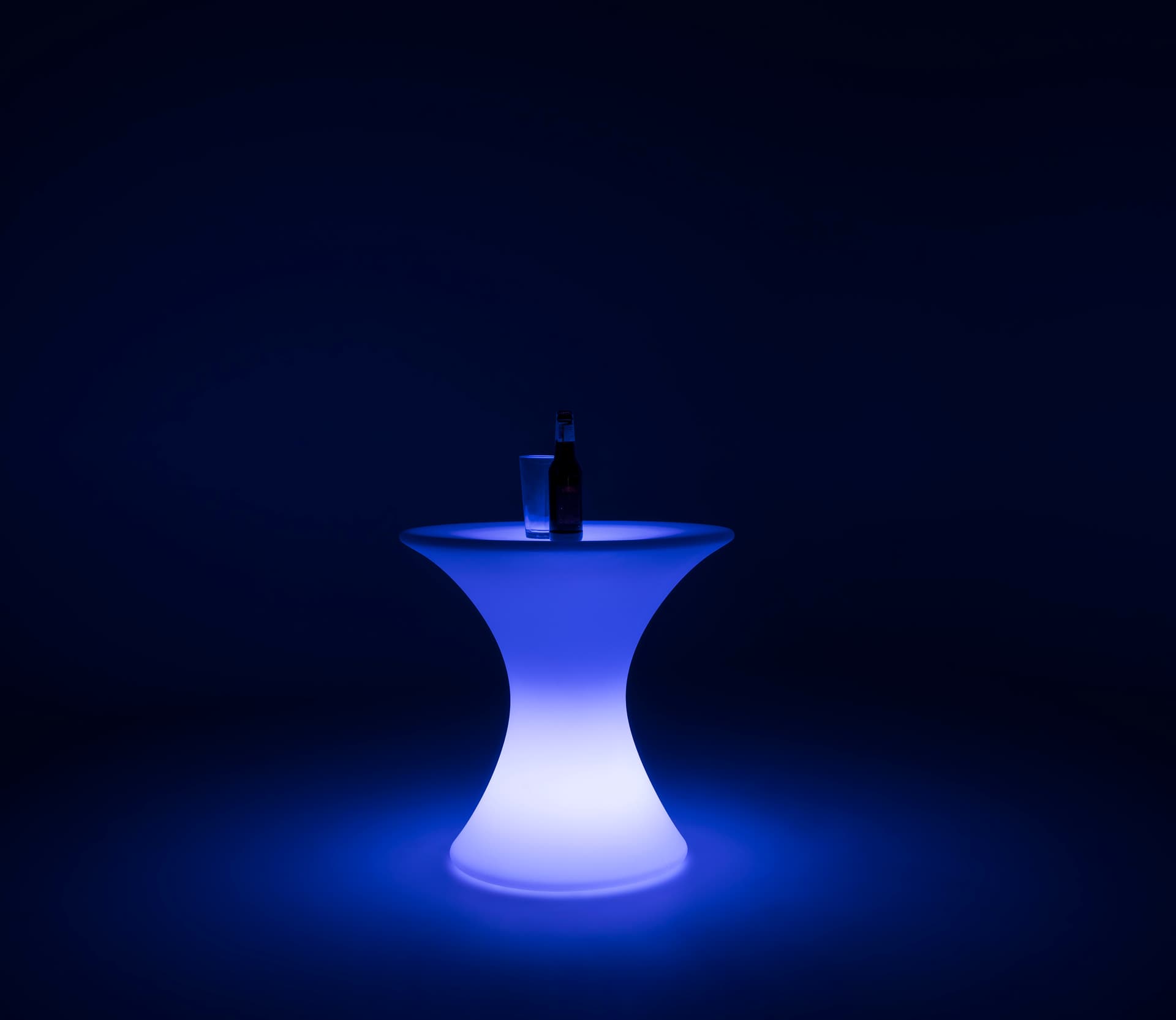 LED cocktail table soft lighting