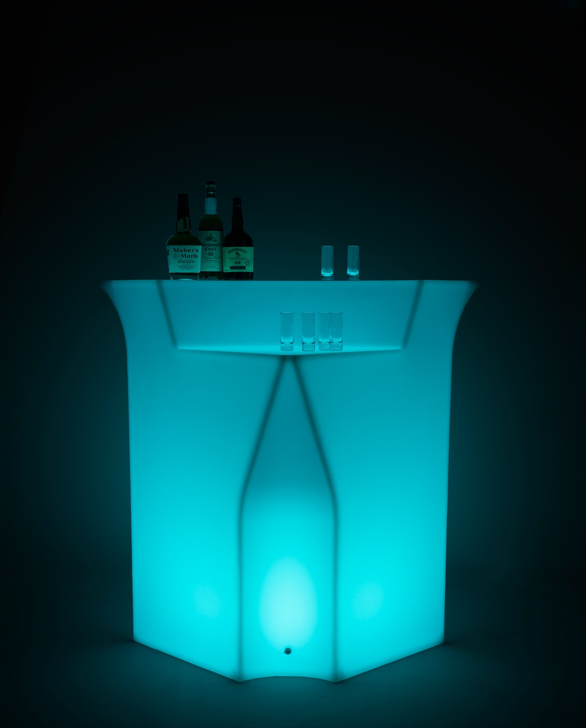 gentle glow modular LED corner bar