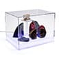 16 x 12 Countertop Display Case w/ 16-Color LED Base, Acrylic Lift-Off Top - Clear