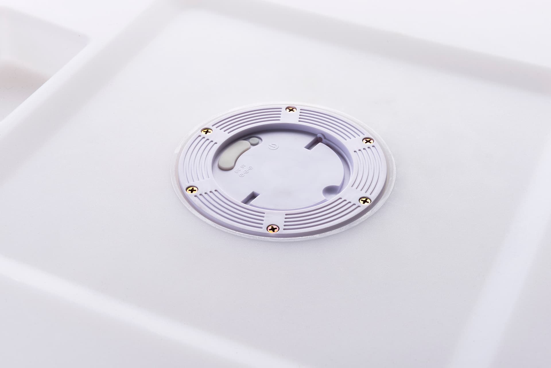 Hourglass LED pub table set bottom power button and charging port