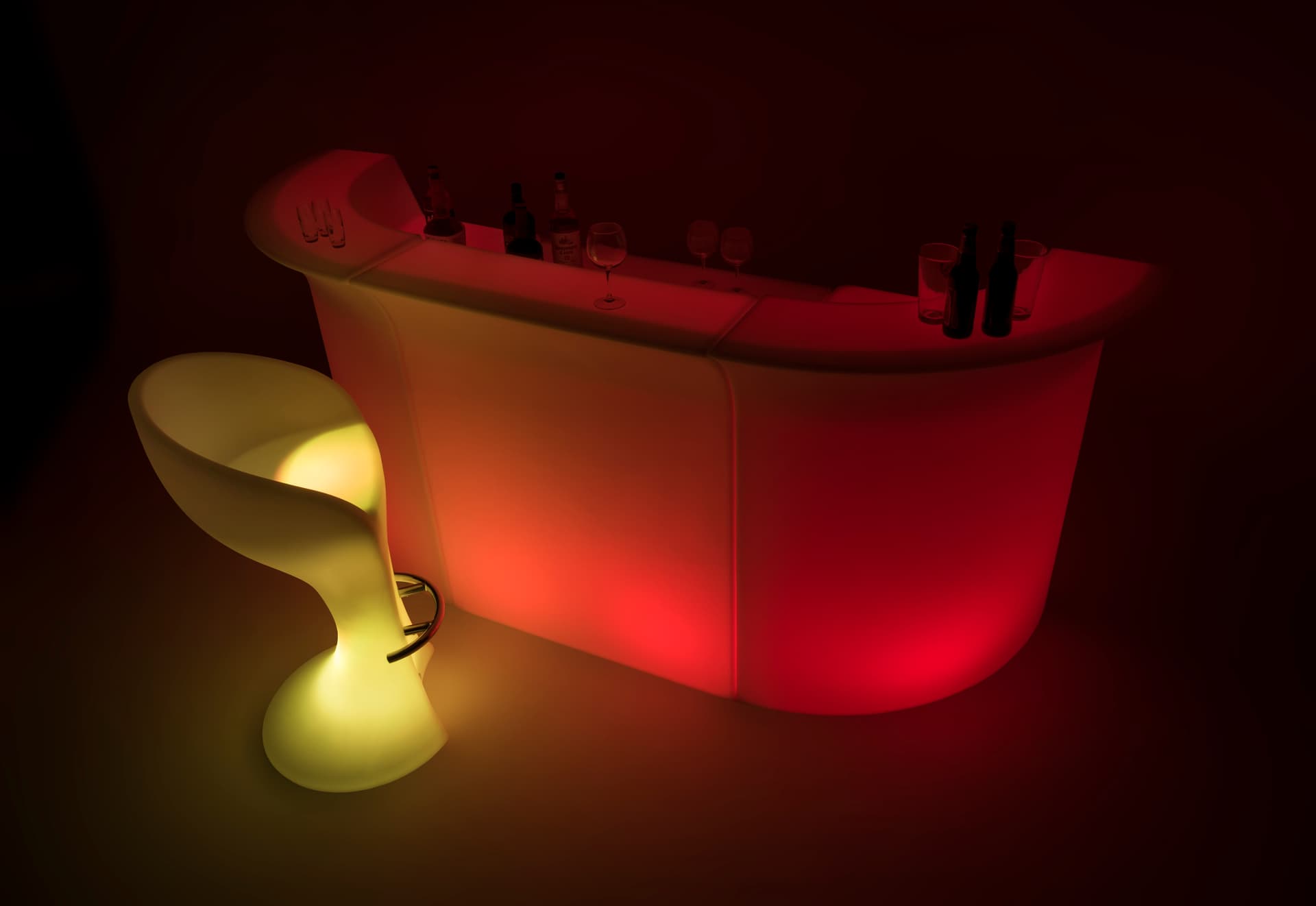LED bar stool color combinations