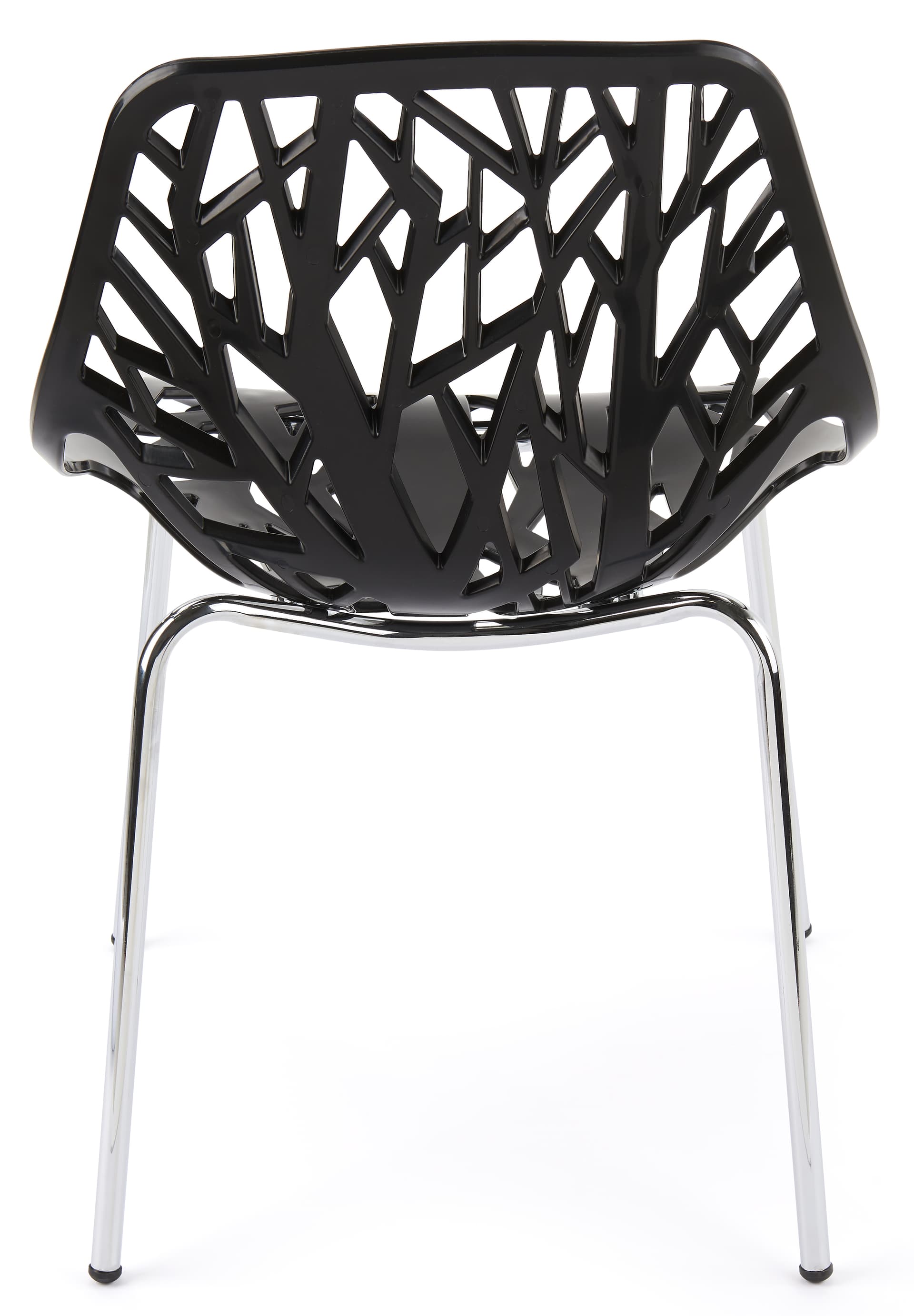 Cut-out tree design chair with contemporary design