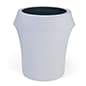 55-Gallon Stretch Trash Can Cover, Open Top - Multiple Solid Color Options