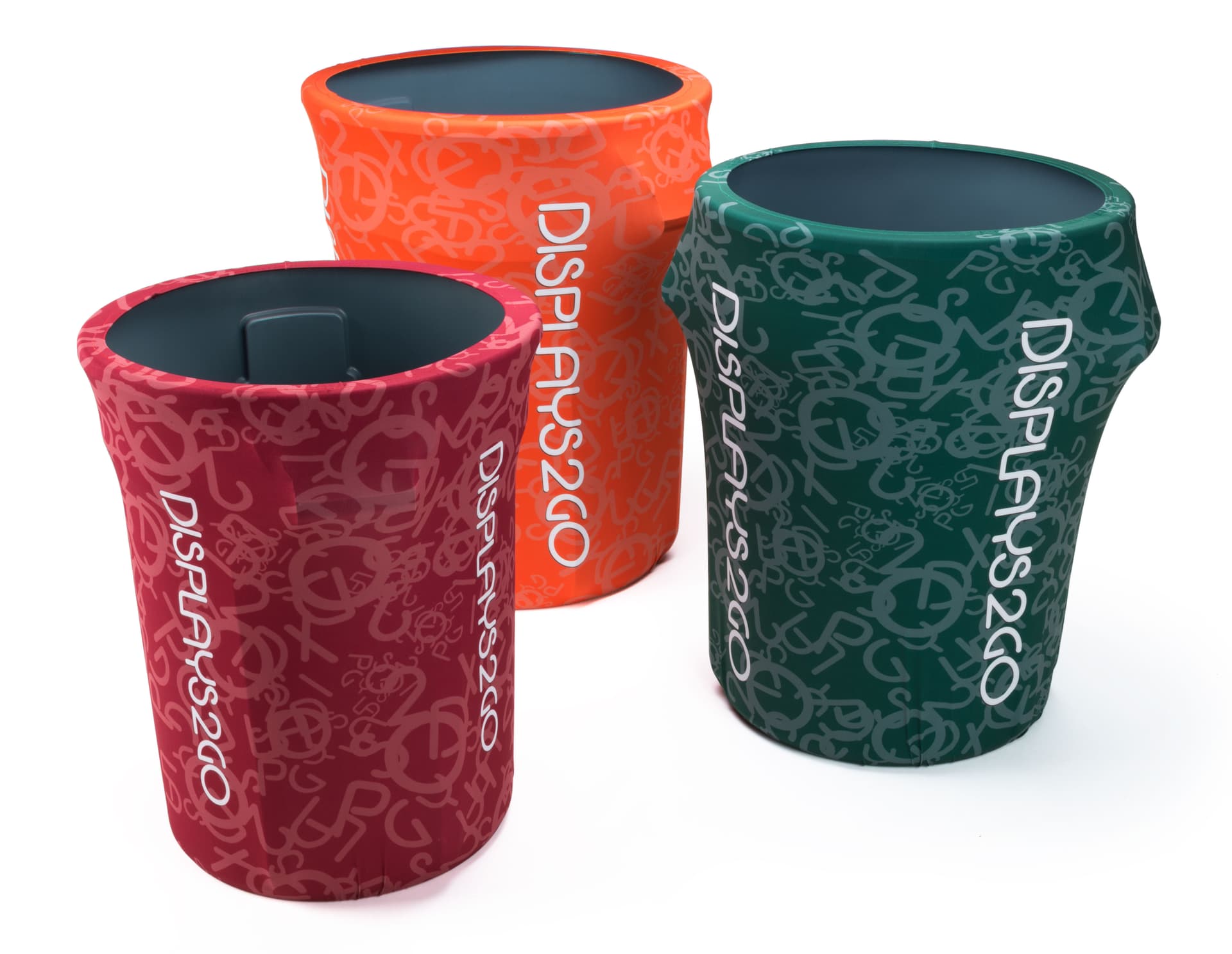 Printed 32-Gal Trash Barrel Cover with Additional Sizes