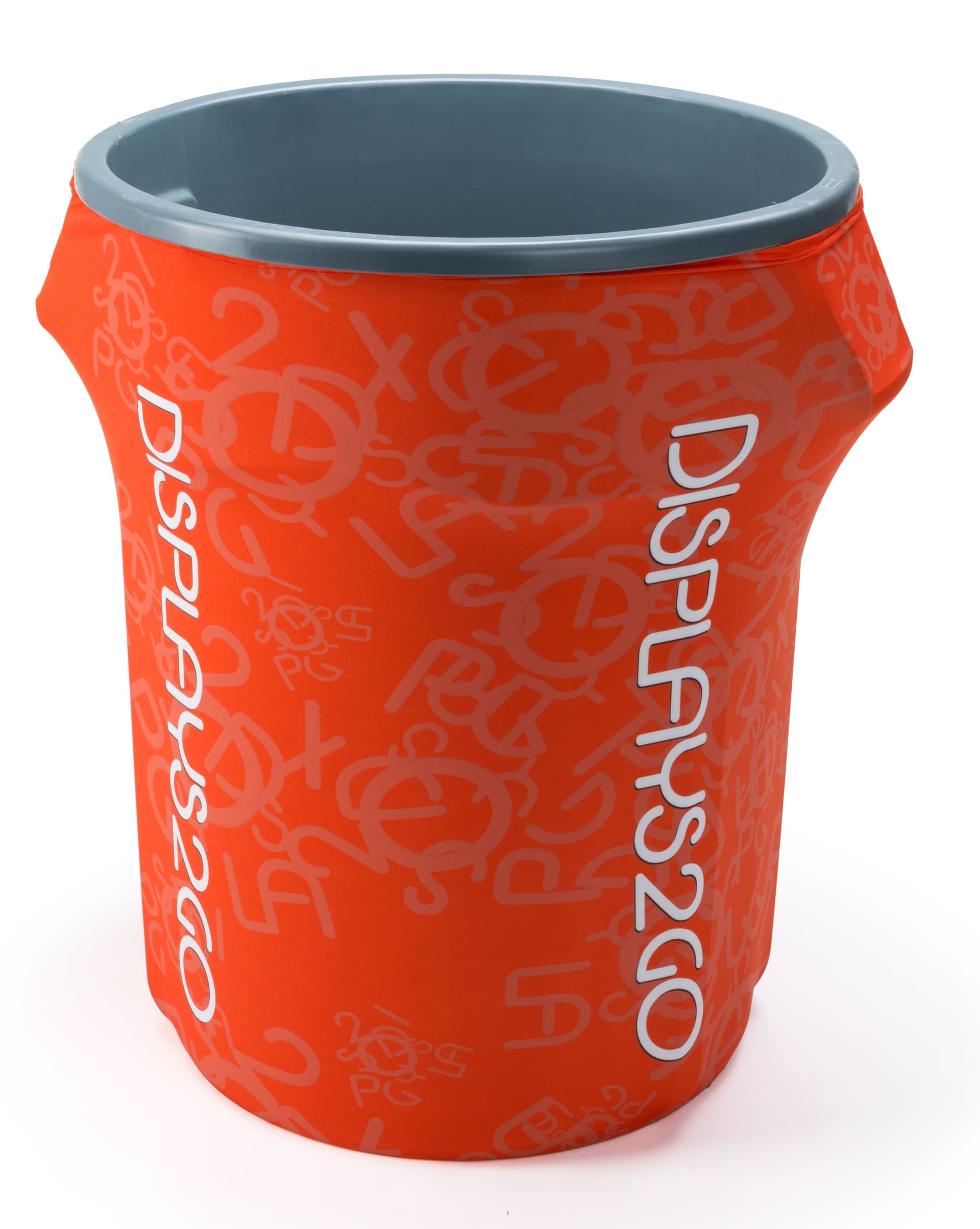 Full Color 55-Gal Garbage Can Cover with Customizable Template
