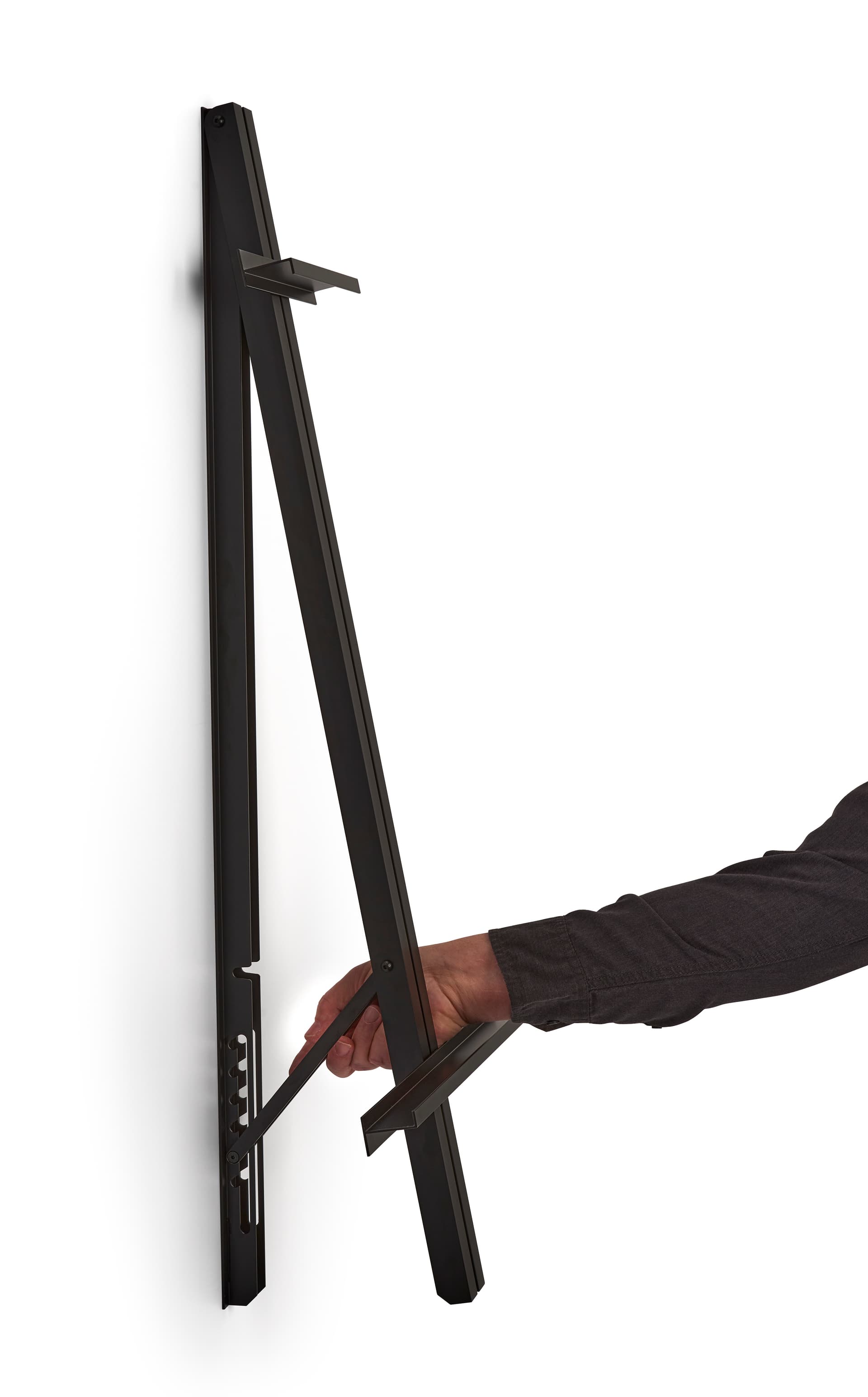 Wall mount easel with max weight capacity of 10 pounds