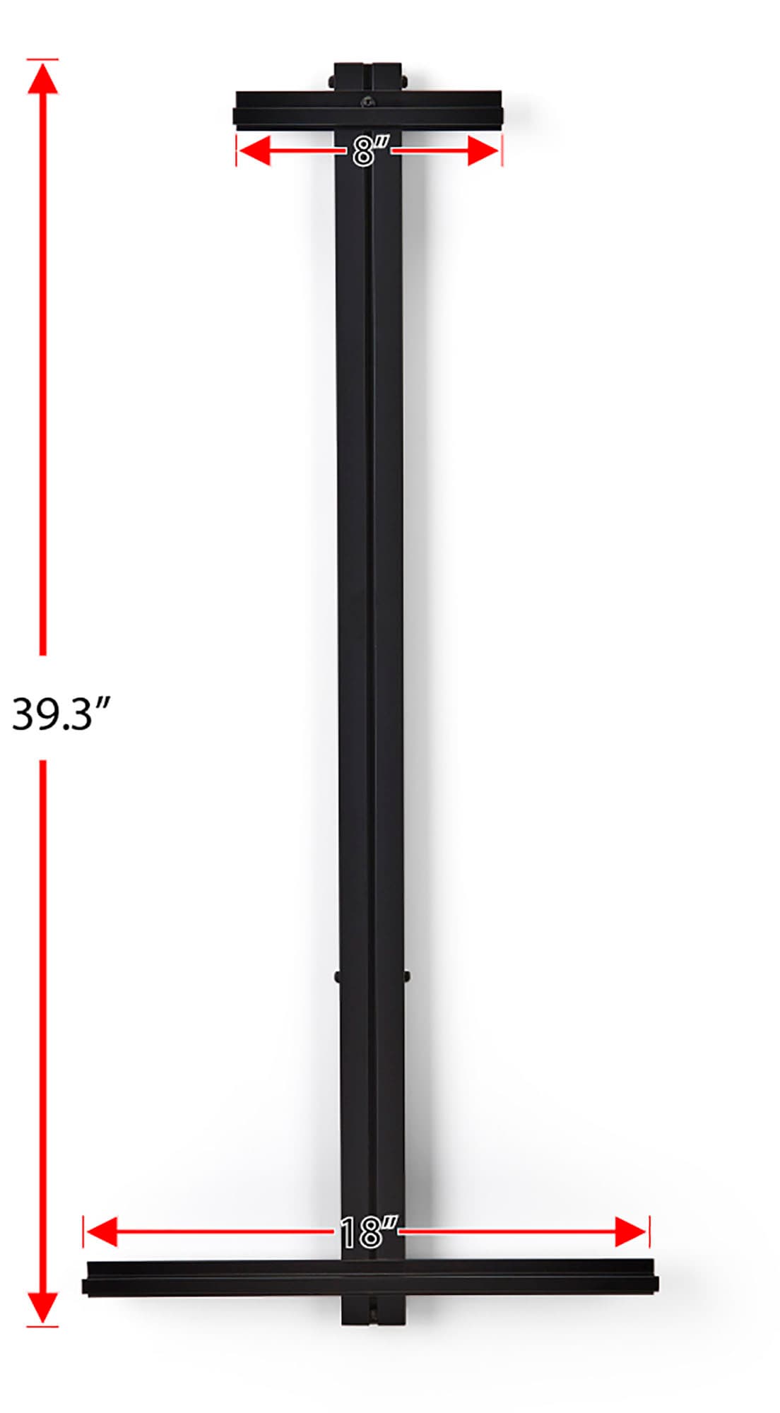 Wall mount easel for large format canvases and prints 