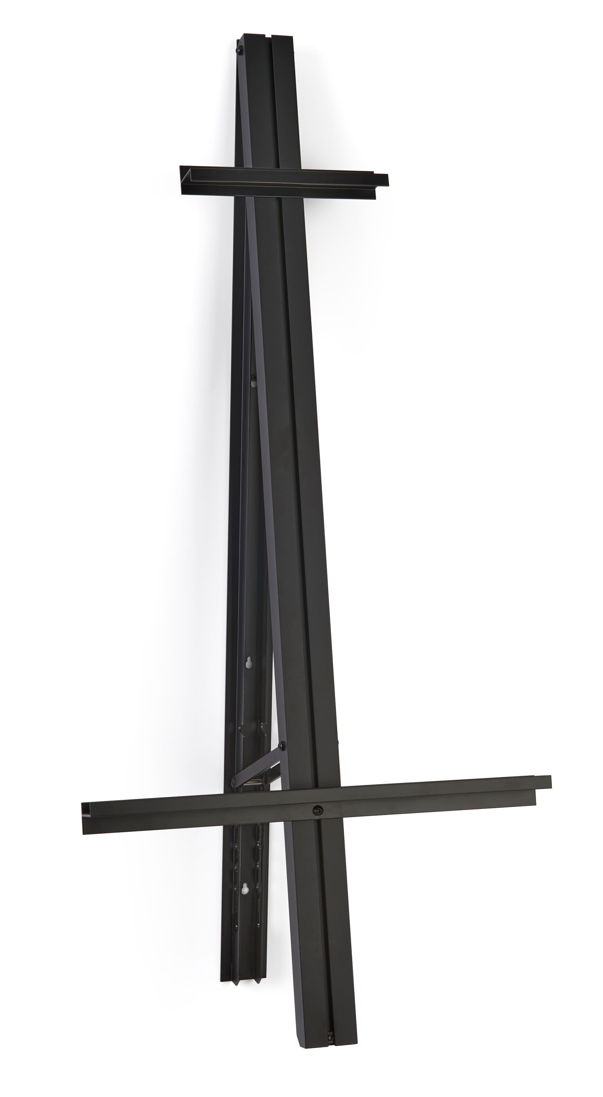 Wall mount easel with sleek and minimal build