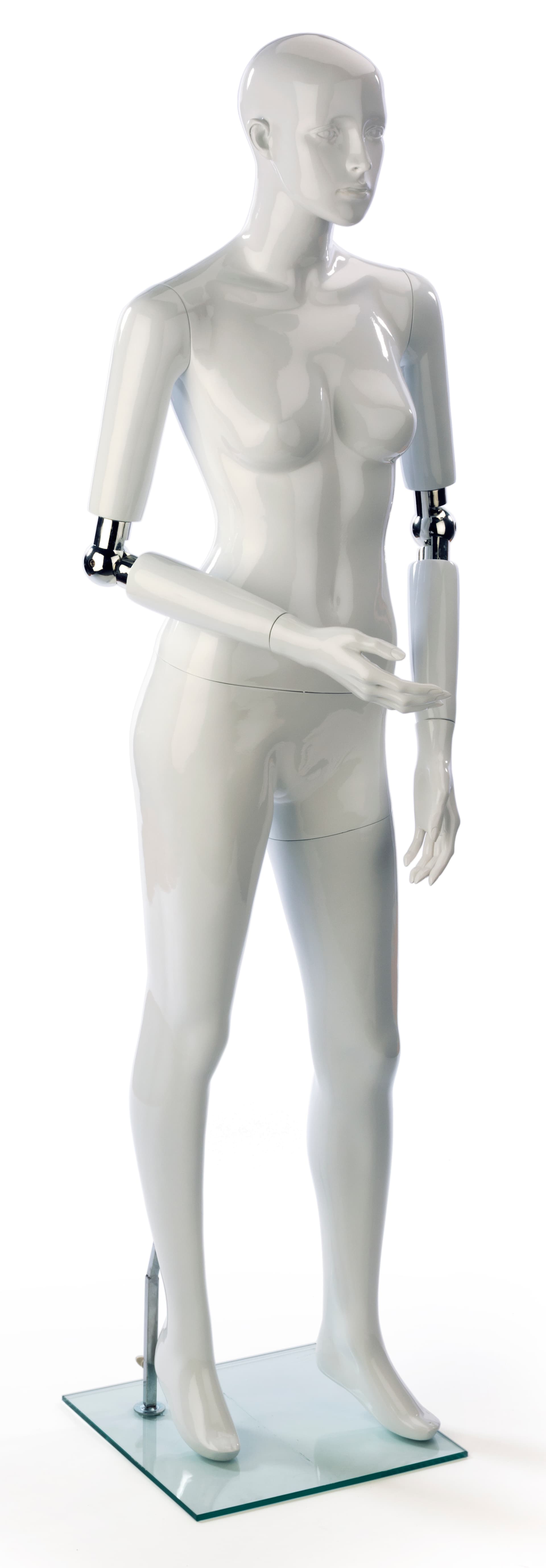 Flexible Female Mannequin with Bendable Arms