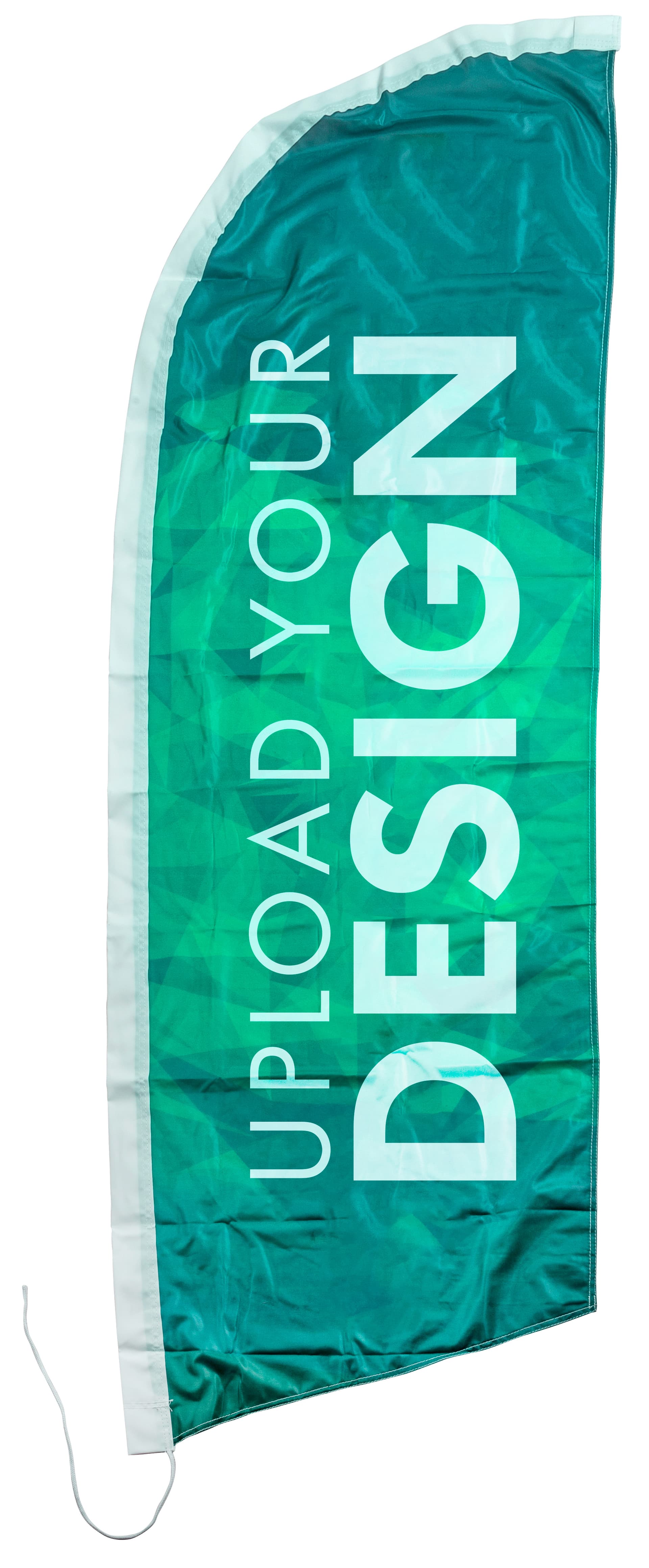 Digitally-Printed 12-ft Custom Feather Flag Banner 