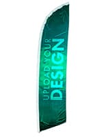 Digitally-Printed 14-ft Custom Advertising Feather Flag