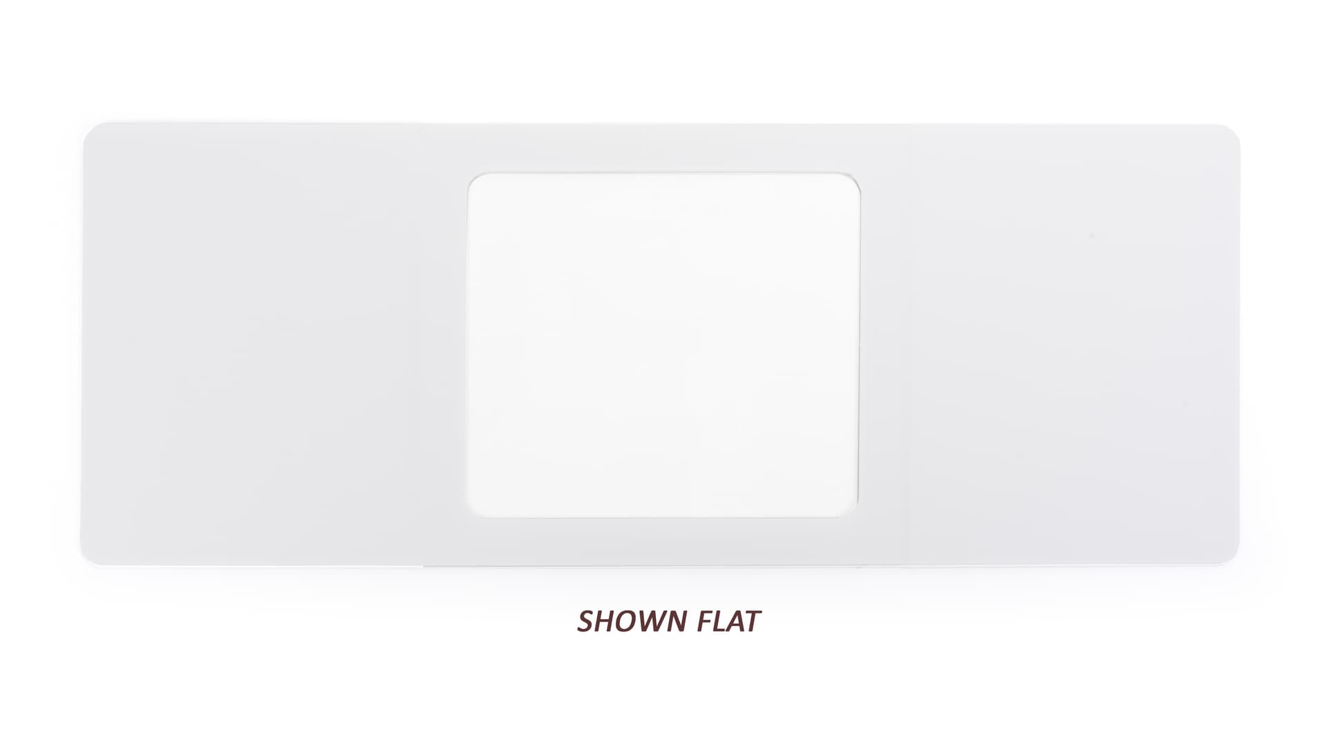 Student desk sneeze guard with two side privacy panels