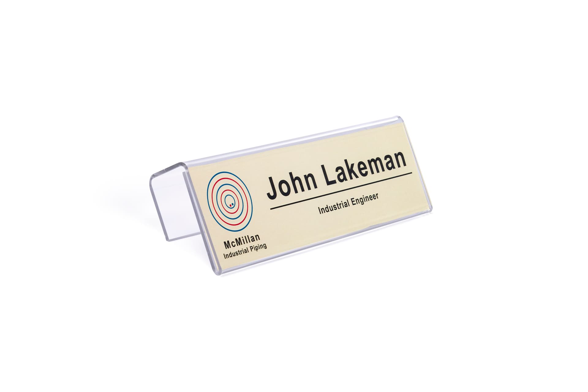 cubicle name plate holder for 8.5" x 2.5" inserts