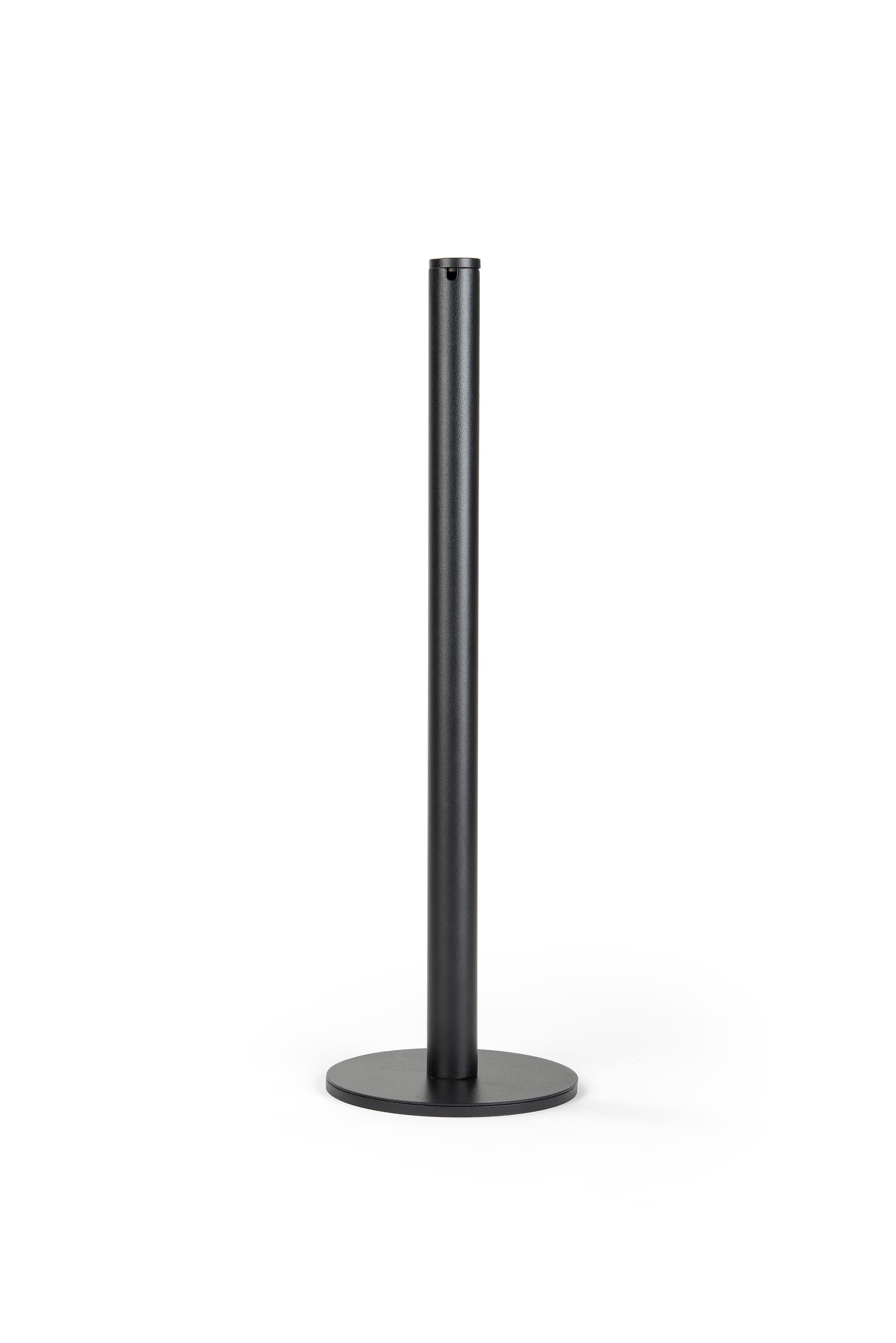 Powder coated stainless steel floor mount gallery stanchion