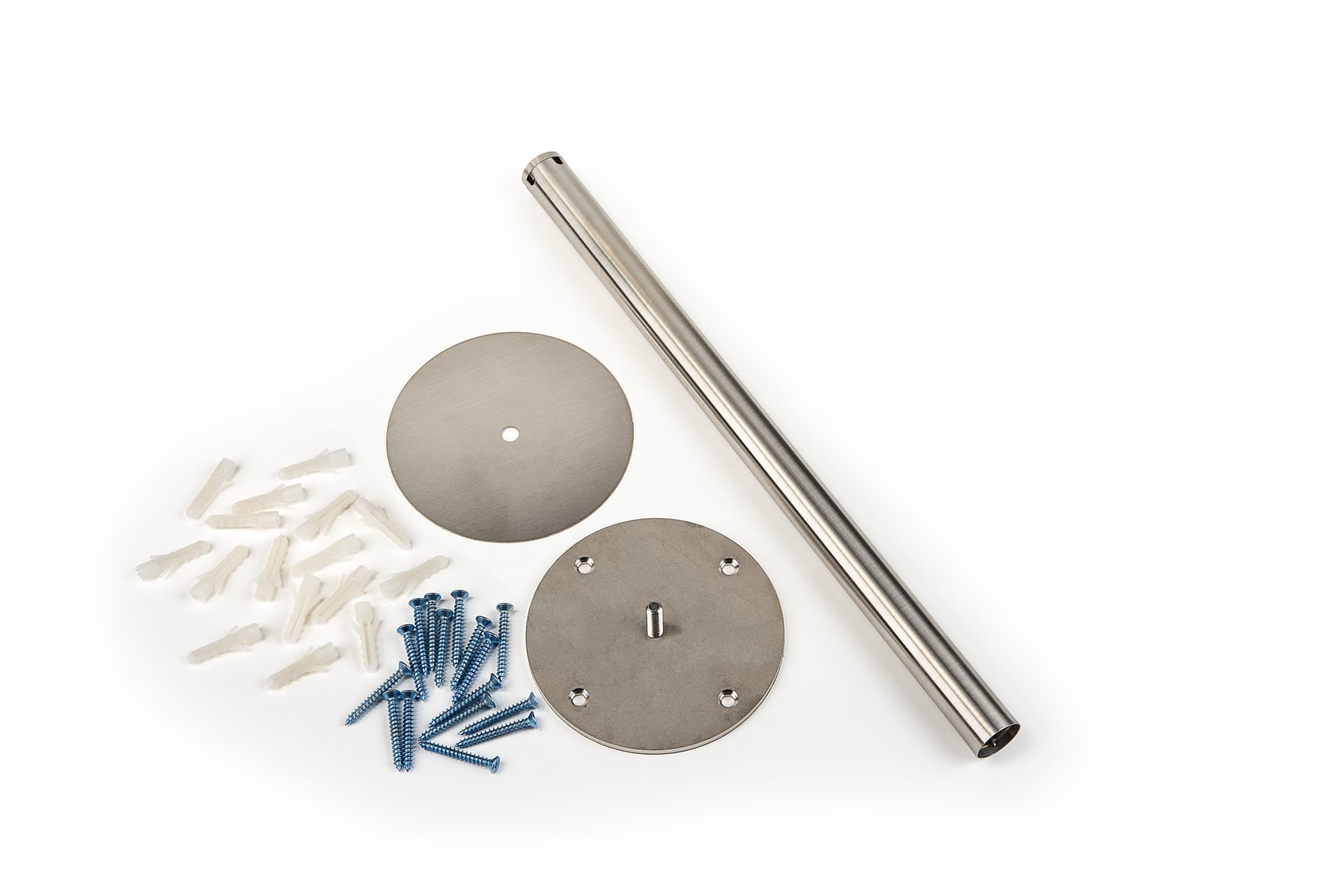 Floor mounting fixed post art gallery stanchion
