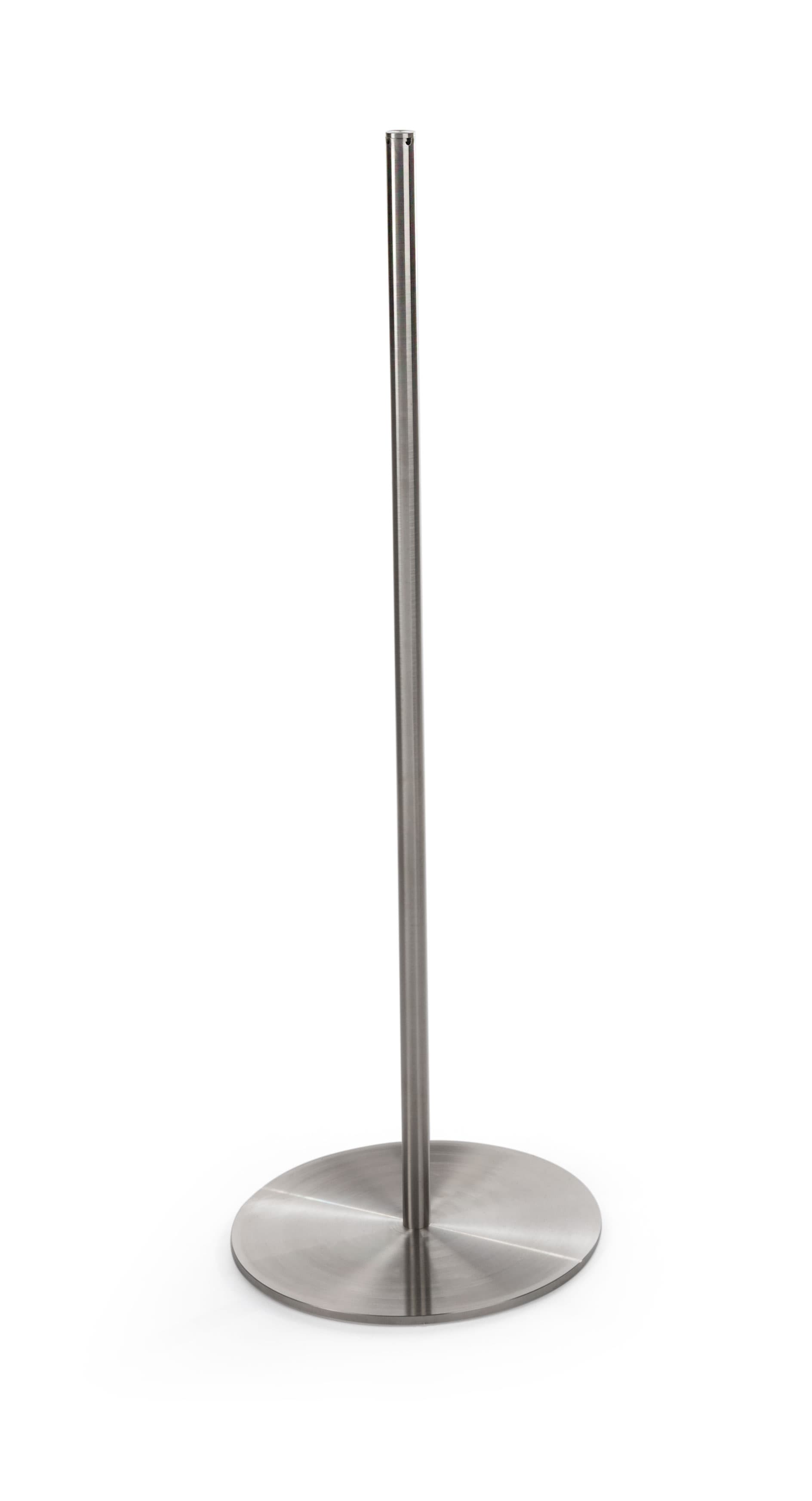 Single Silver Exhibit Stanchion