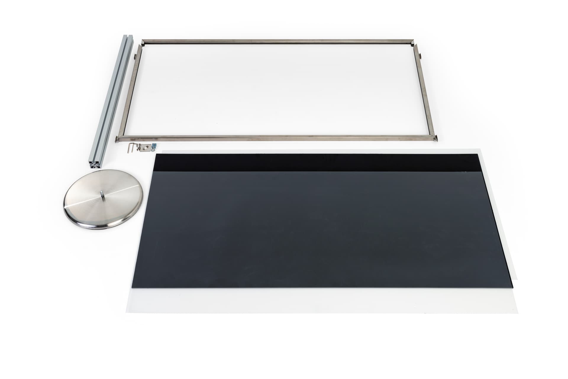 Modular stanchion post and panel advertising system 