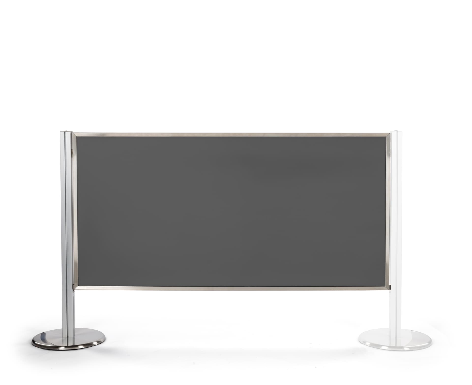 Expansion for stanchion post and panel advertising system