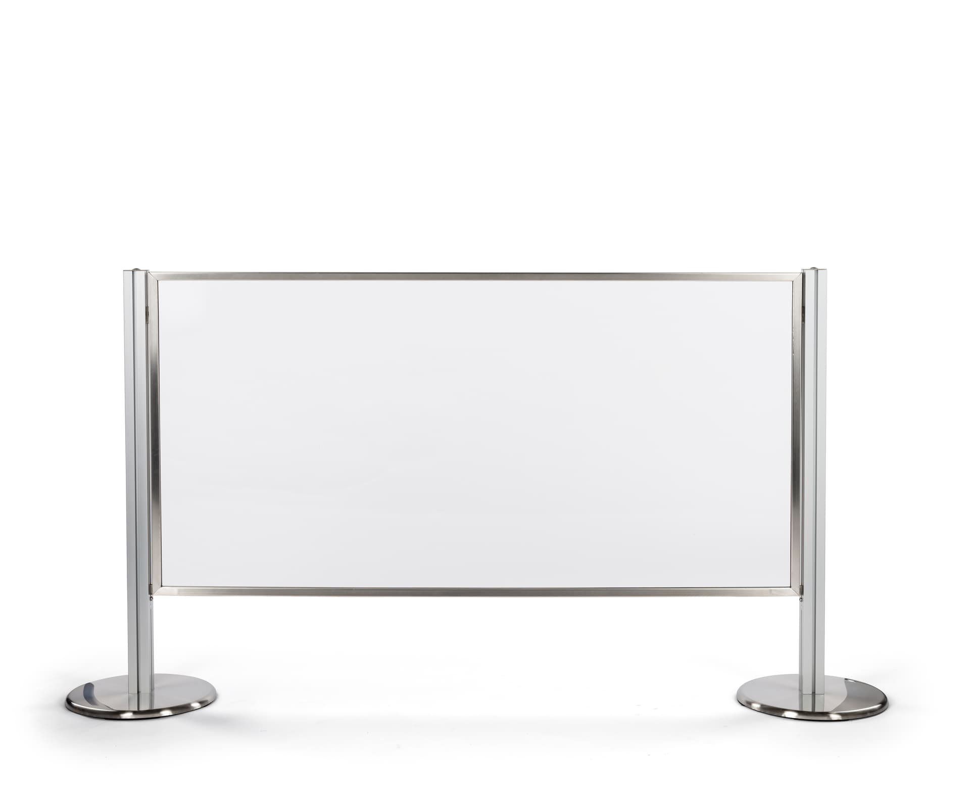Modular acrylic stanchion post panel barriers