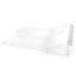 60" x 30" Custom Printed Transparent Sign Insert for Post & Panel Barrier - Clear