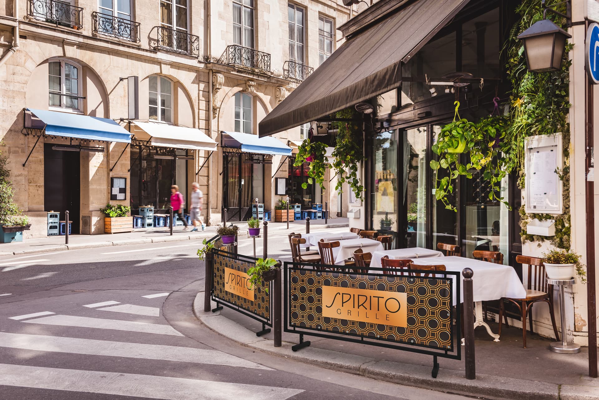 Personalized putdoor cafe barrier 