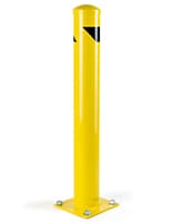 Steel bollard surface mount with 5.5 inch diameter