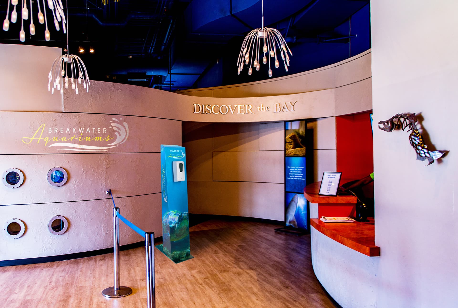 Custom cardboard sanitizer floor dispense with full color personalized graphics