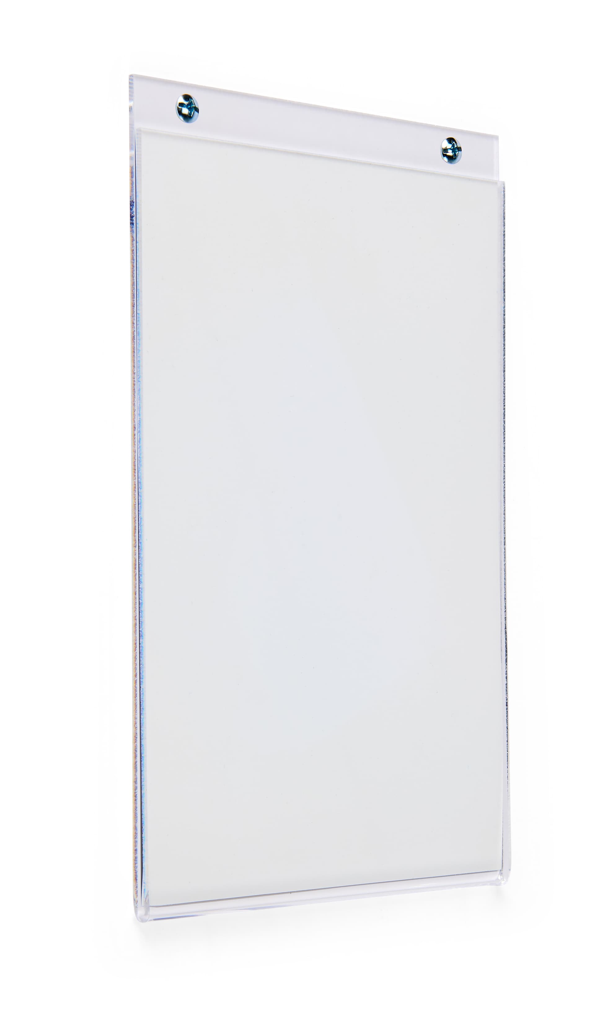 Acrylic sign holder with eco-friendly designer