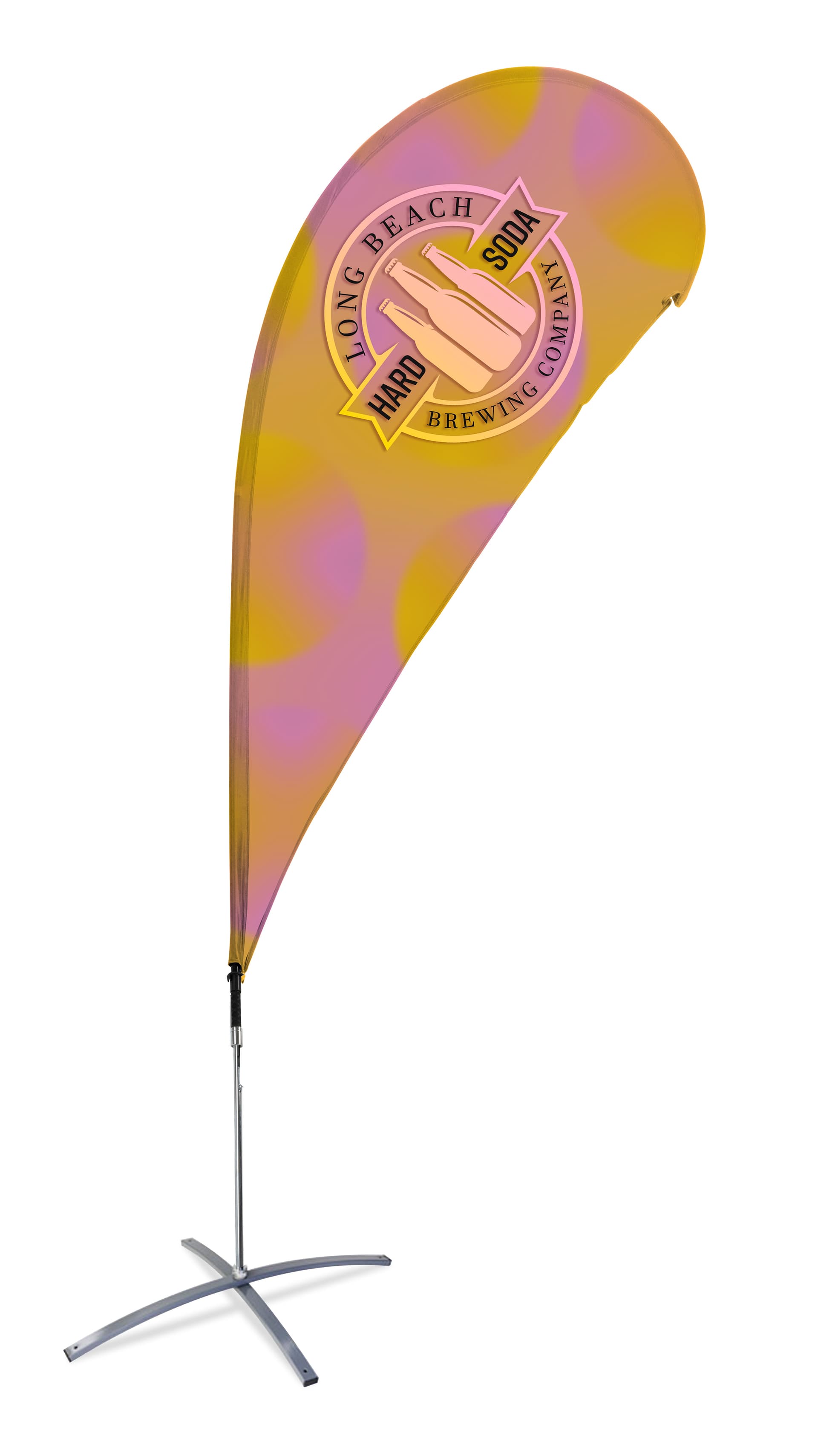 Teardrop flags