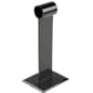9.25" Menu Holder for Tabletop Use,  Single Clip with Flip Chart Design - Black