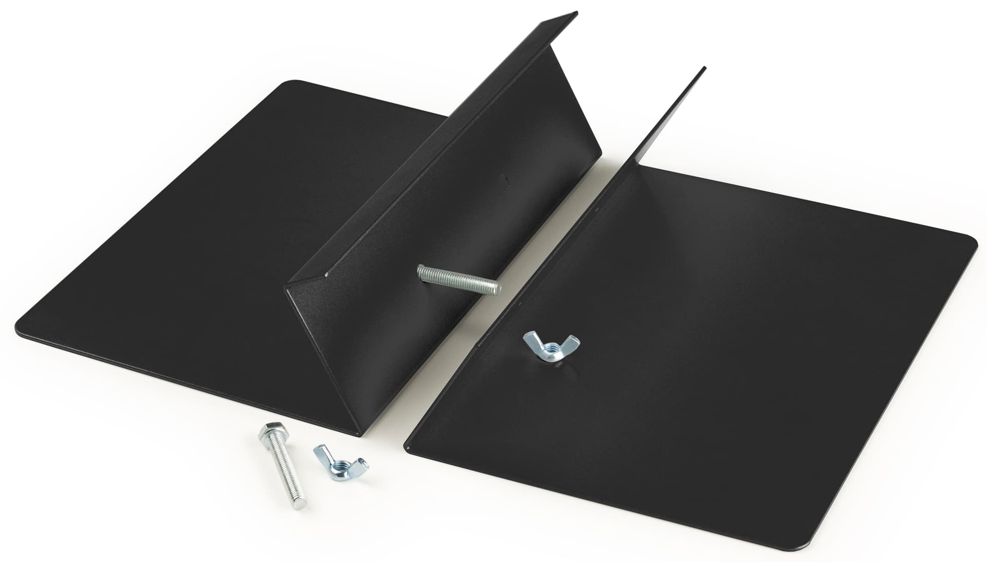 Easily Assembled Black Sign Wedge