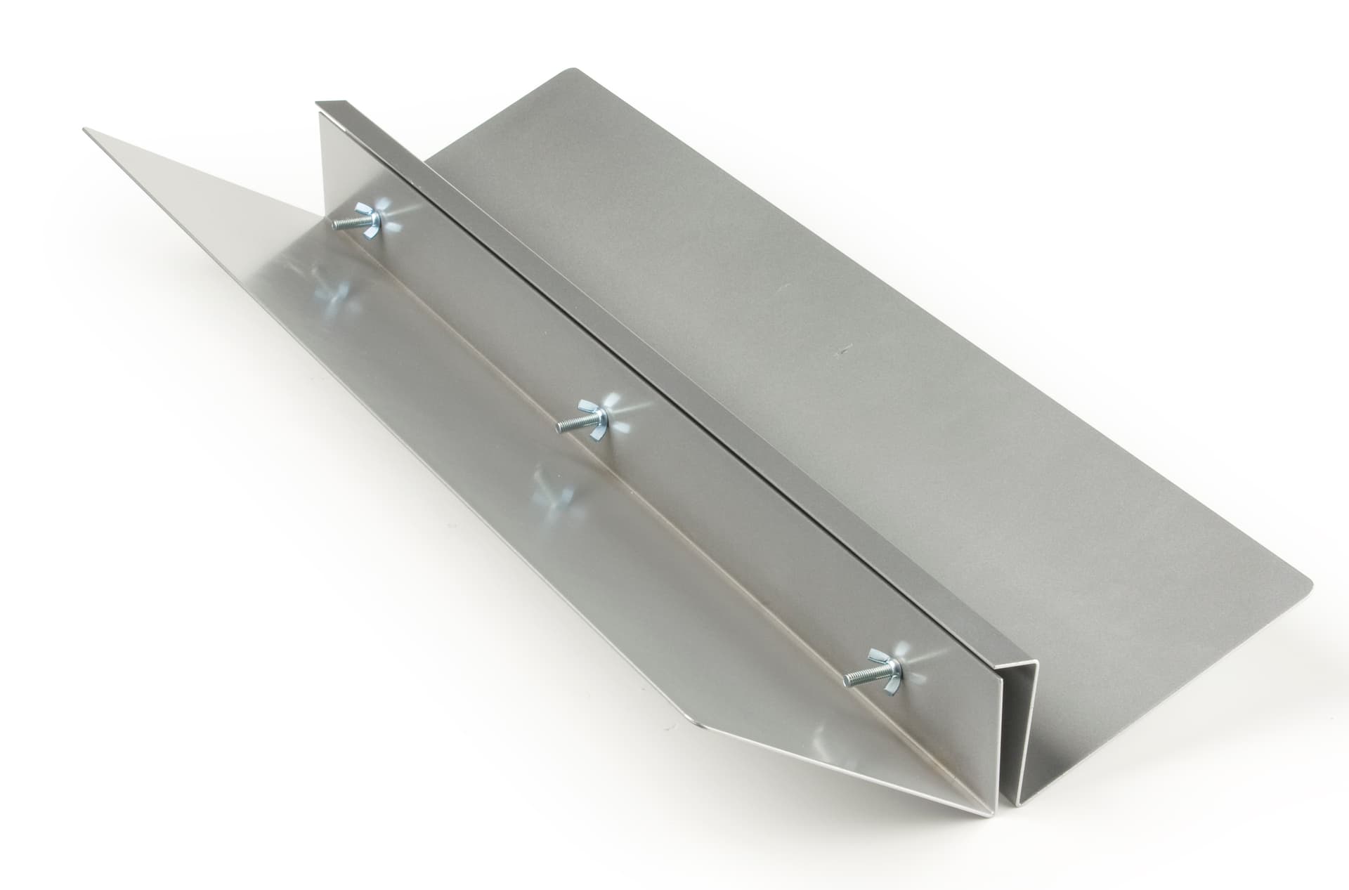 Silver Sign Clamp for Use Outdoors or Indoors