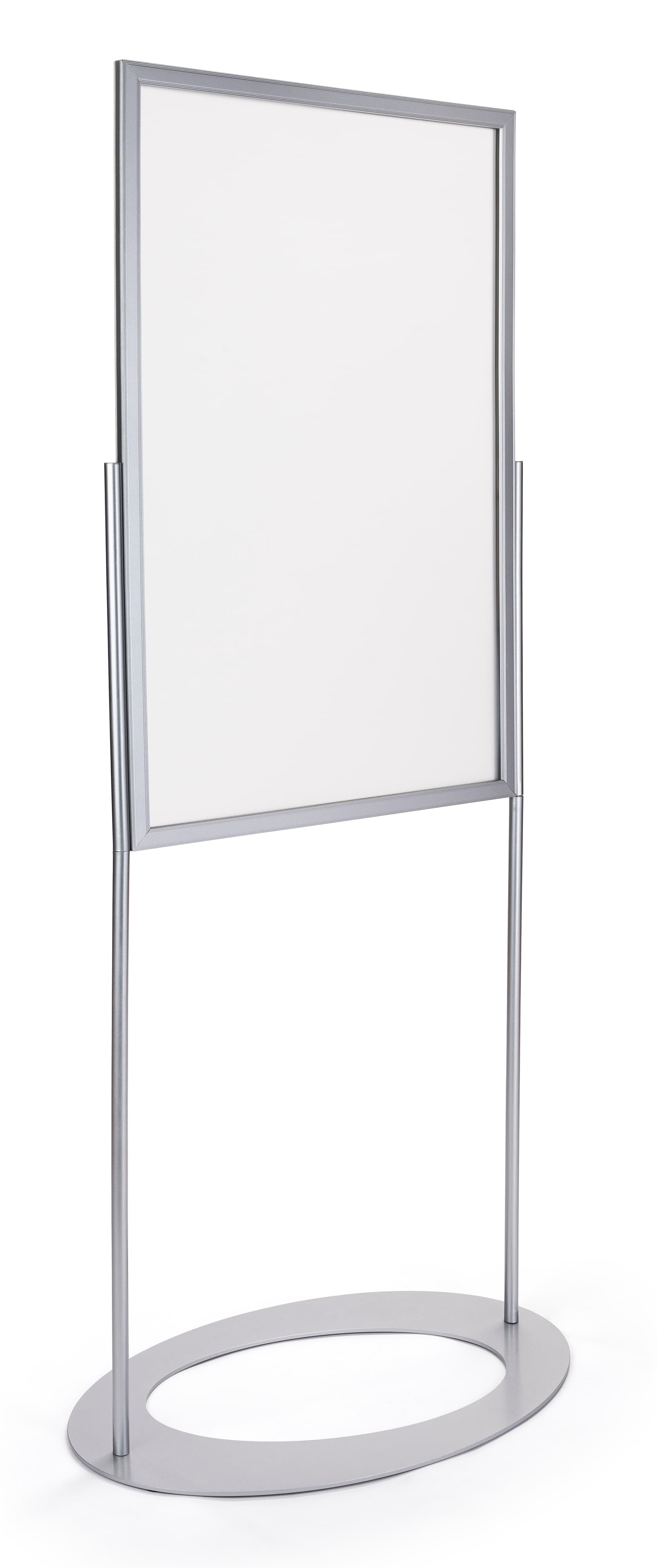 Metal sign holder comes with 2 clear films