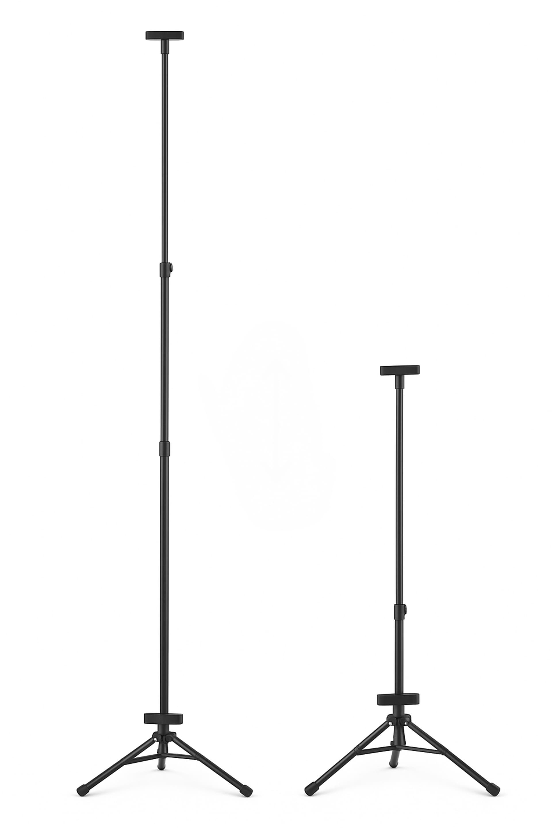 Tripod poster stand with 26"–86" adjustable height 