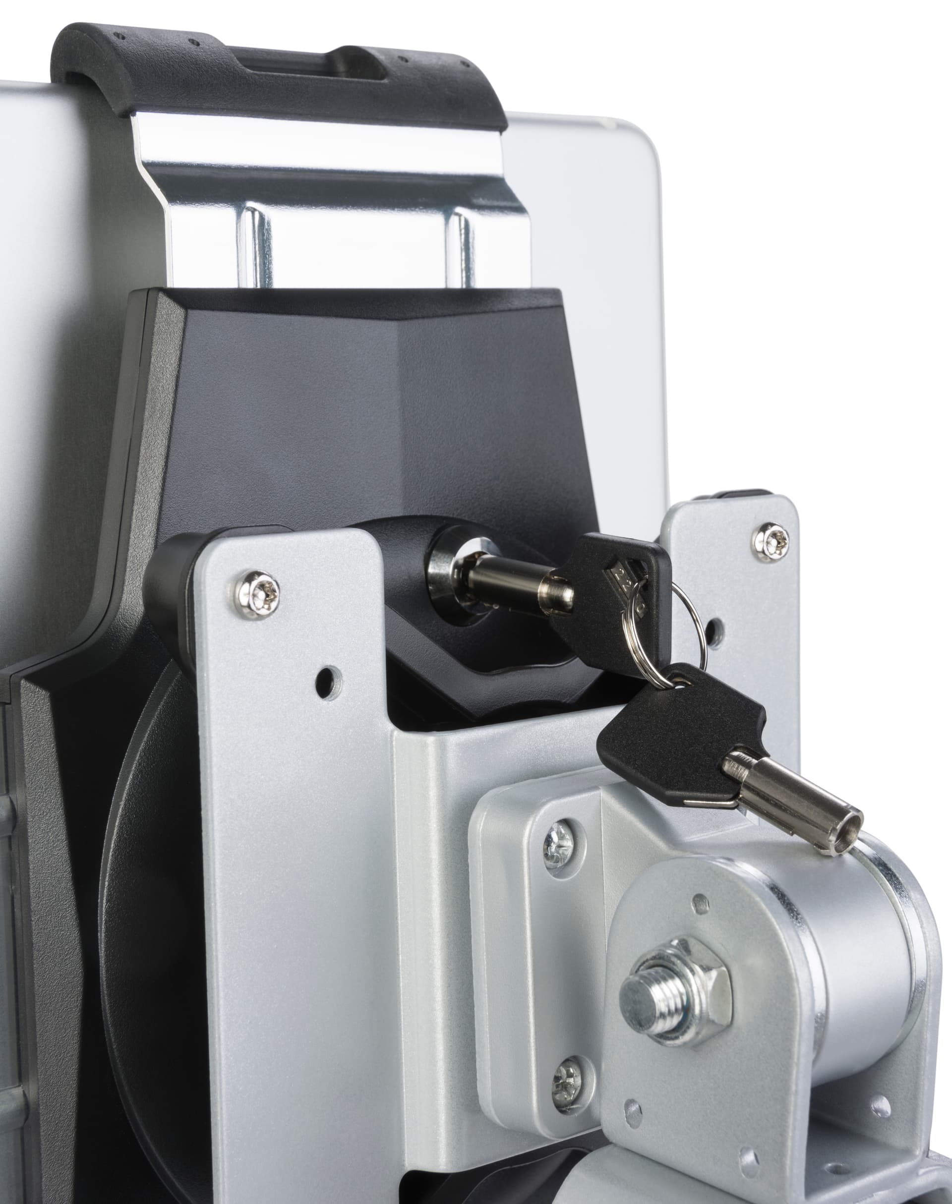 Lockable Aluminum Tablet Stand