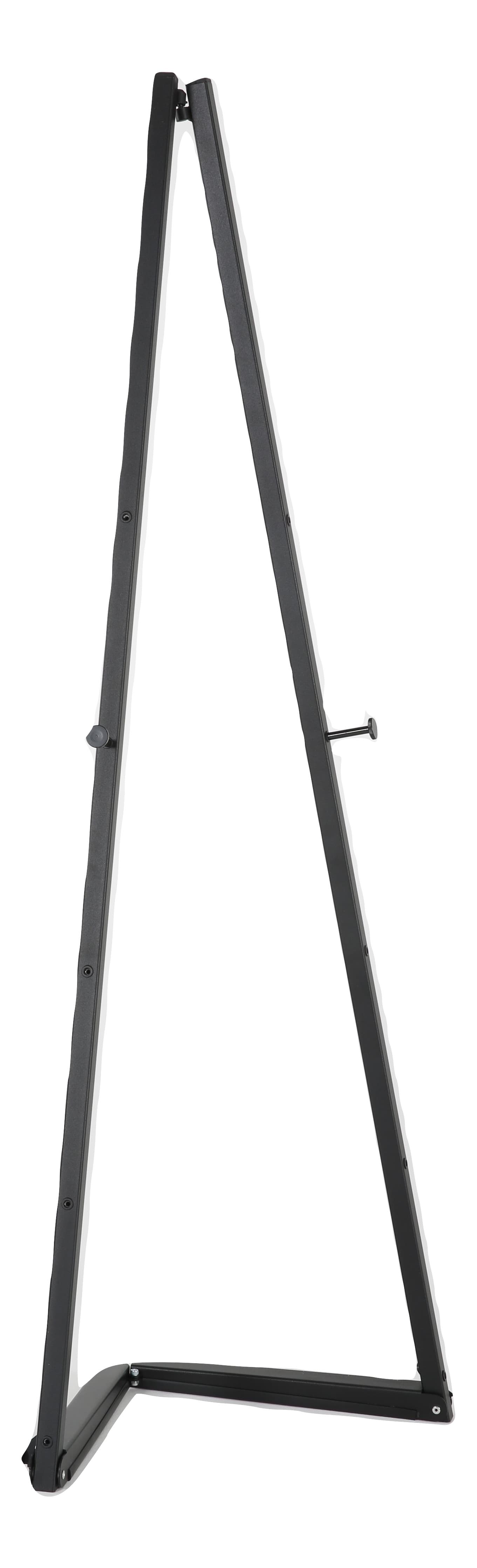 Floor standing folding easel with two pegs