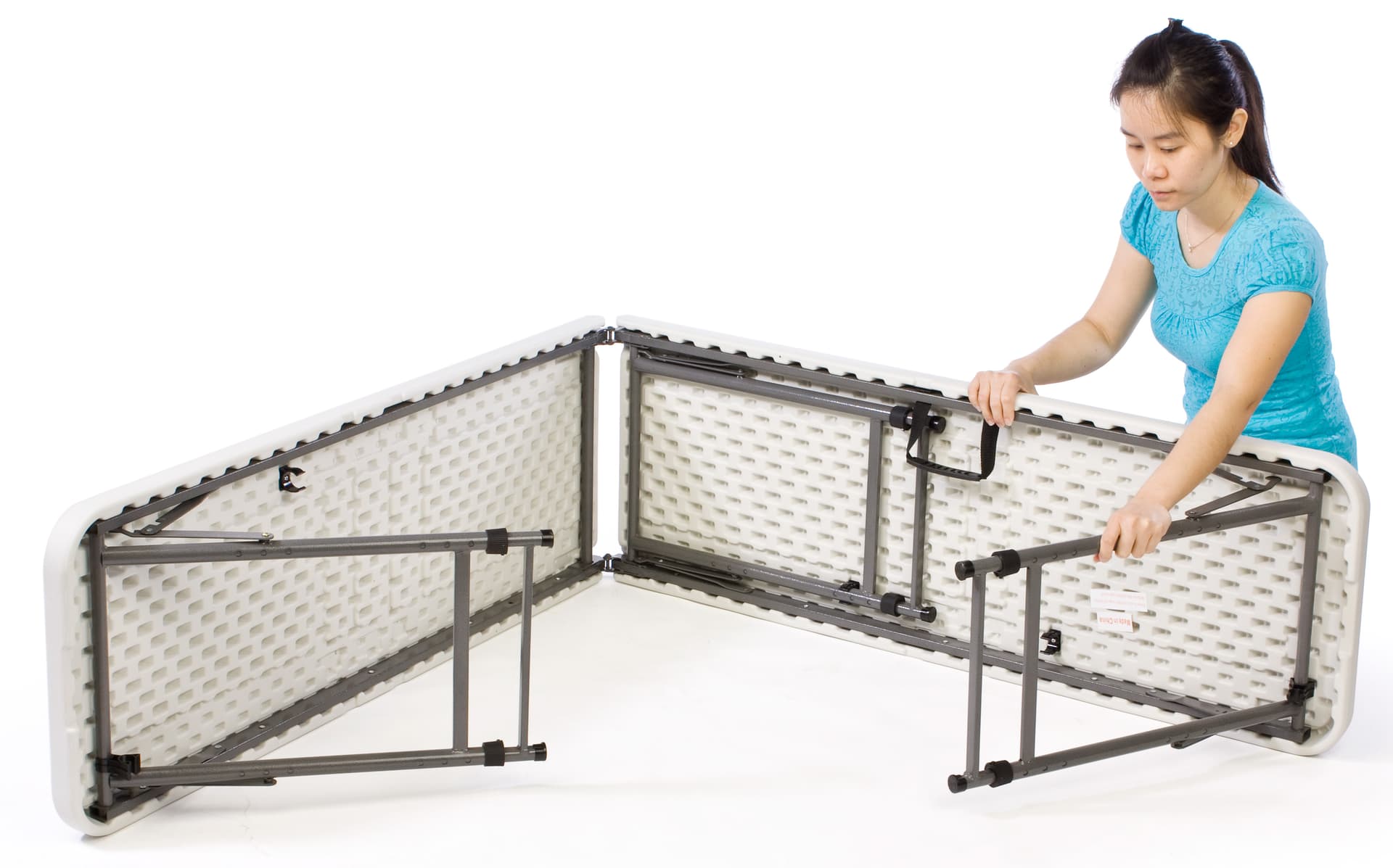 adjustable height folding tables