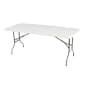 6' Folding Table - White